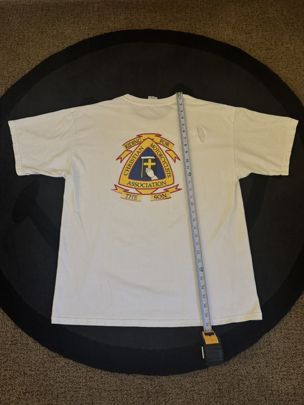 Vintage Vintage Christian Motorcycle Association Tee XL Size US XL / EU 56 / 4 - 1 Thumbnail