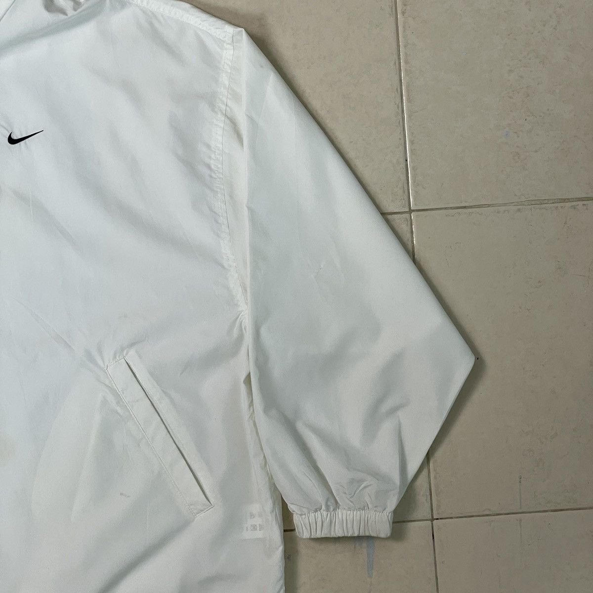 Nike 🔥LAST PRICE🔥 Nike Pullover White Plain Windbreaker Size US M / EU 48-50 / 2 - 5 Thumbnail