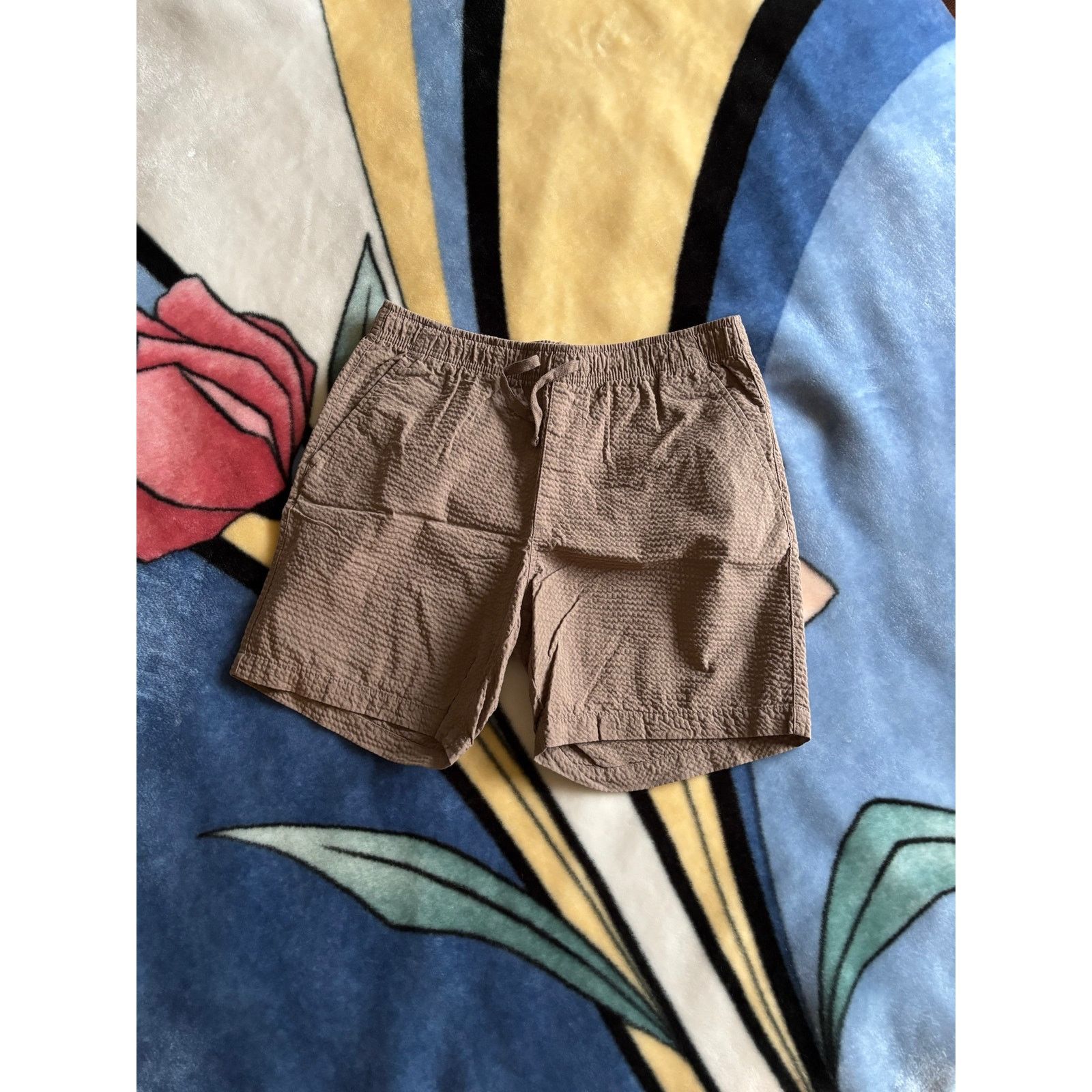 Old Navy Men’s Brown Textured Pull On Jogger Shorts Size Medium Size 30" / US 8 / IT 44 - 1 Thumbnail