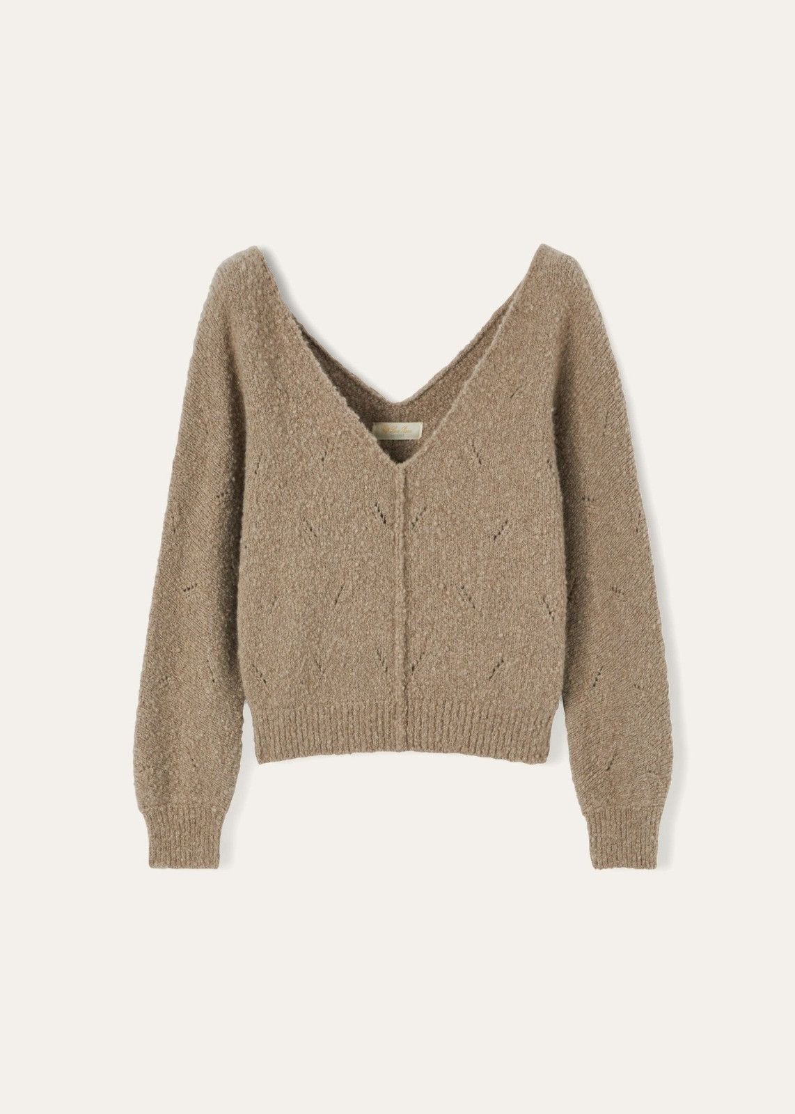 Loro Piana o1srvl11e1125 FAN1844 Cocooning V-Neck Cardigan in Brown Size M / US 6-8 / IT 42-44 - 1 Thumbnail