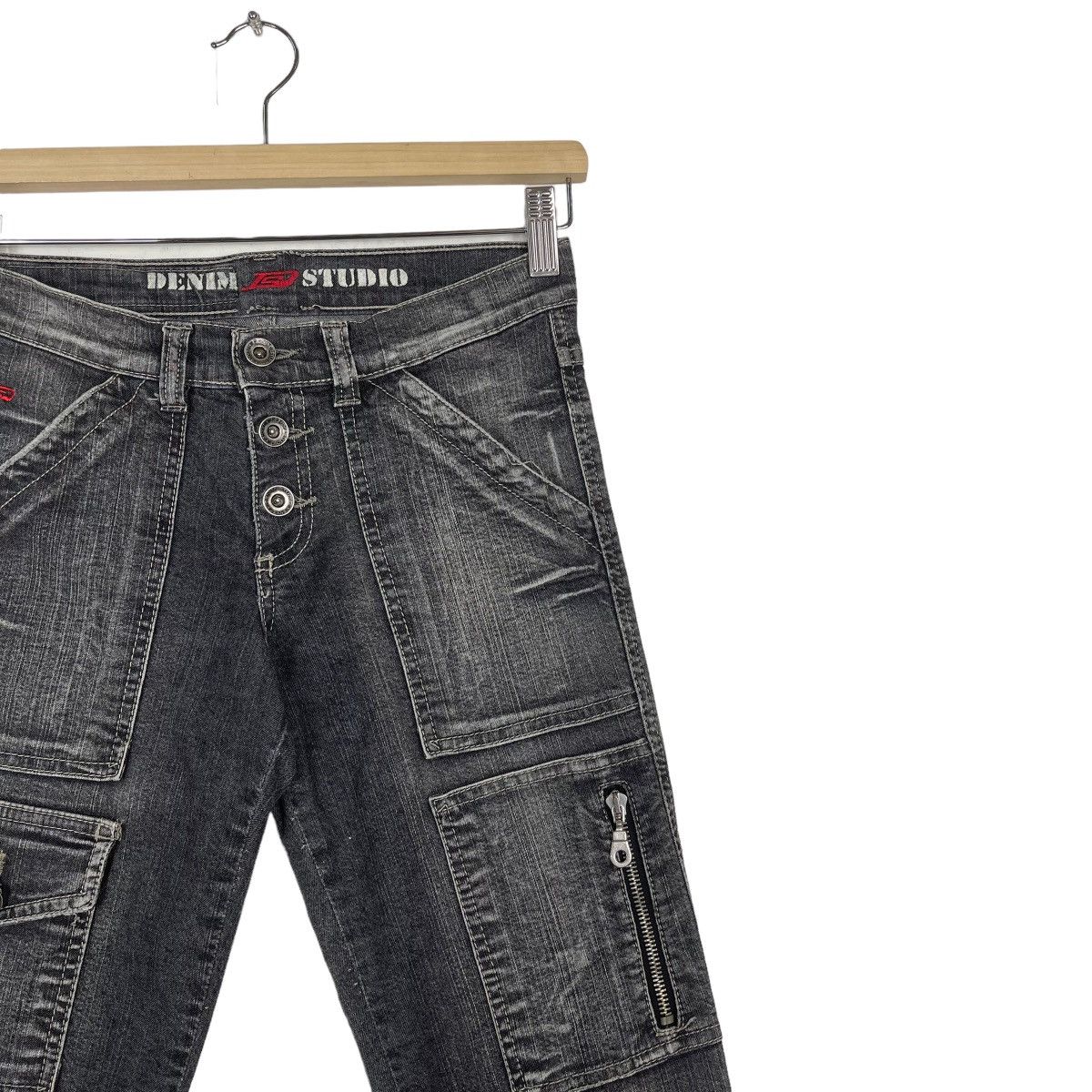 GOSTAR DE FUGA Denim Studio Bootcut Multipocket Flare Jeans Size US 27 - 5 Thumbnail