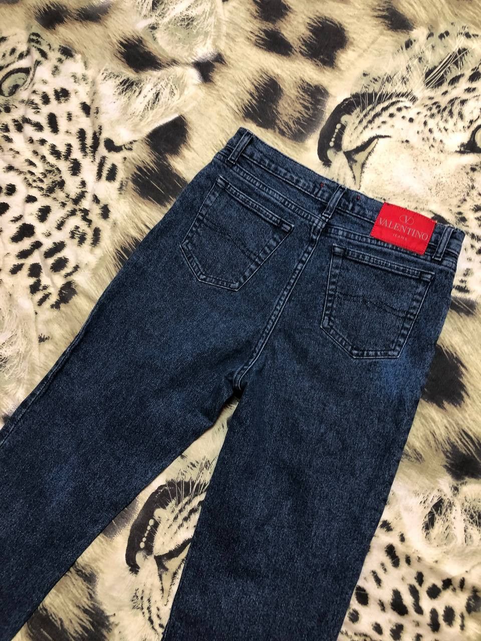 Valentino luxury jeans VALENTINO vintage Y2K logo streetwear Size 31" - 20 Thumbnail