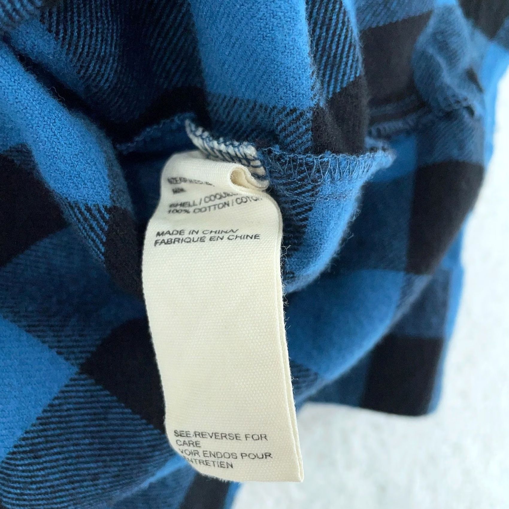 Vintage Woolrich Flannel Shirt Mens Medium Blue Black Buffalo Plaid Collared Button Up Size US M / EU 48-50 / 2 - 5 Thumbnail