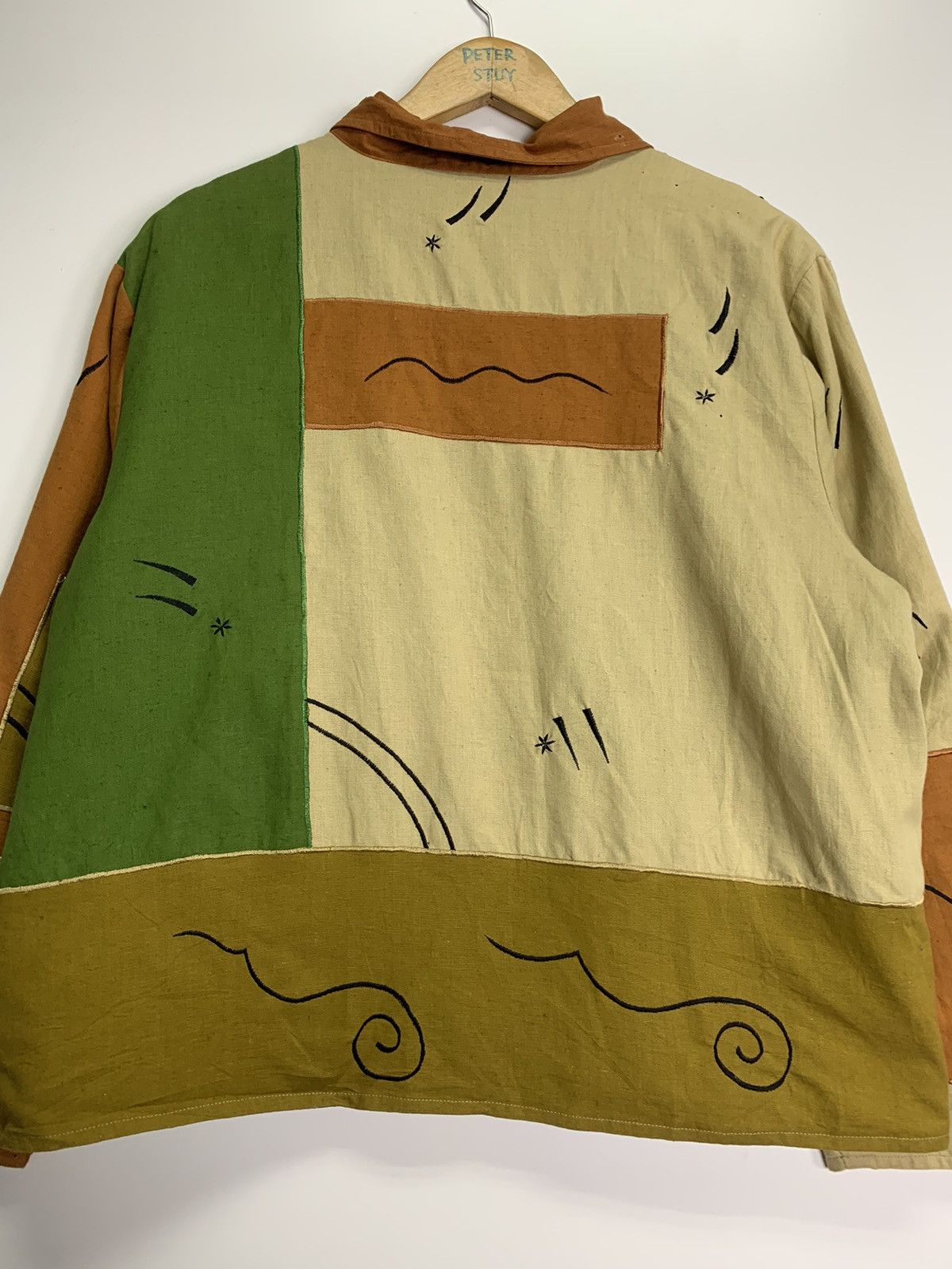 Japanese Brand × Vintage Vintage Japanese Block Buttons Up Size US L / EU 52-54 / 3 - 11 Thumbnail