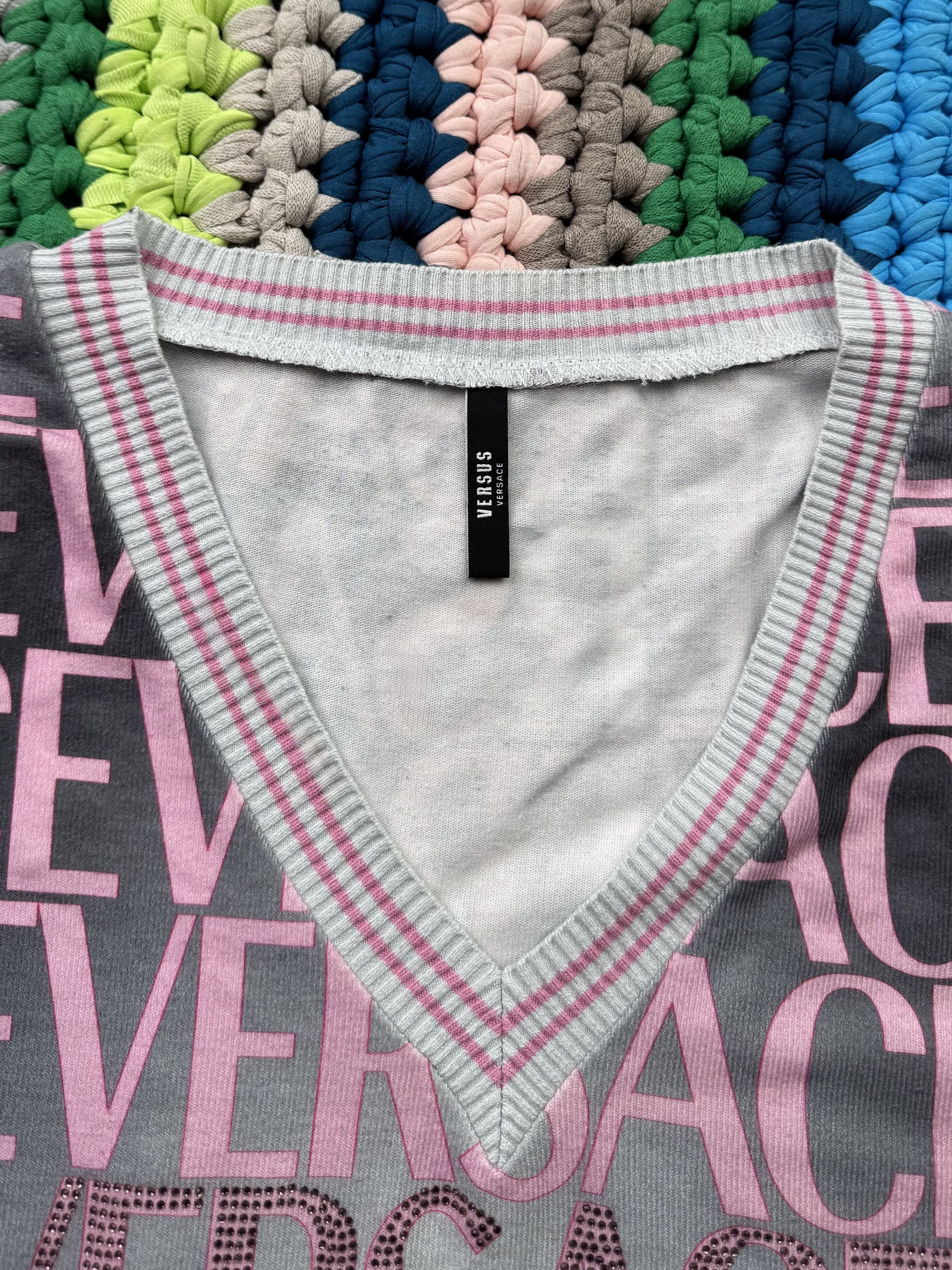 Versus Versace Versus Versace Vintage Sweater (D10)(V321) Size S / US 4 / IT 40 - 4 Thumbnail