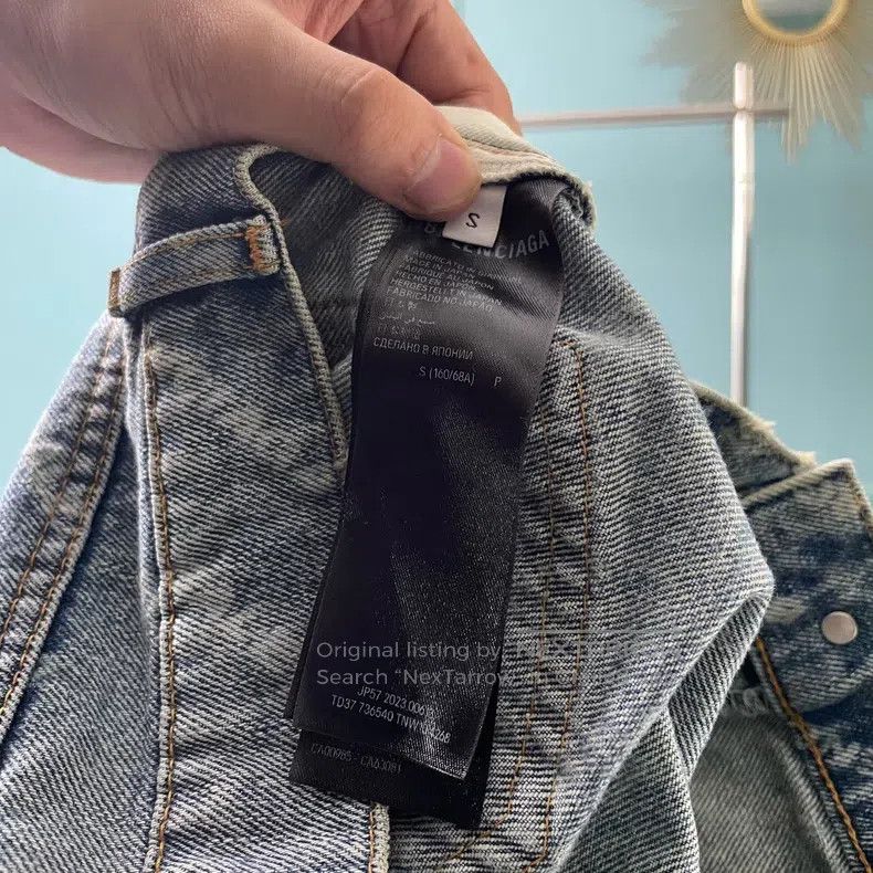 Balenciaga Balenciaga size S All-over logo jeans Size US 27 - 4 Thumbnail