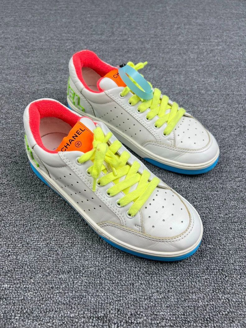 Chanel Chanel Rainbow Letter Sneakers Size 38.5 Size US 7.5 / EU 40-41 - 2 Thumbnail