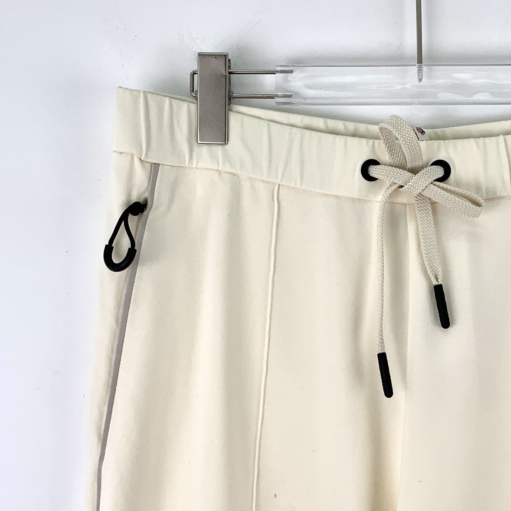 Moncler Moncler Logo Drawstring Pants Beige (L) Size US 32 / EU 48 - 9 Thumbnail