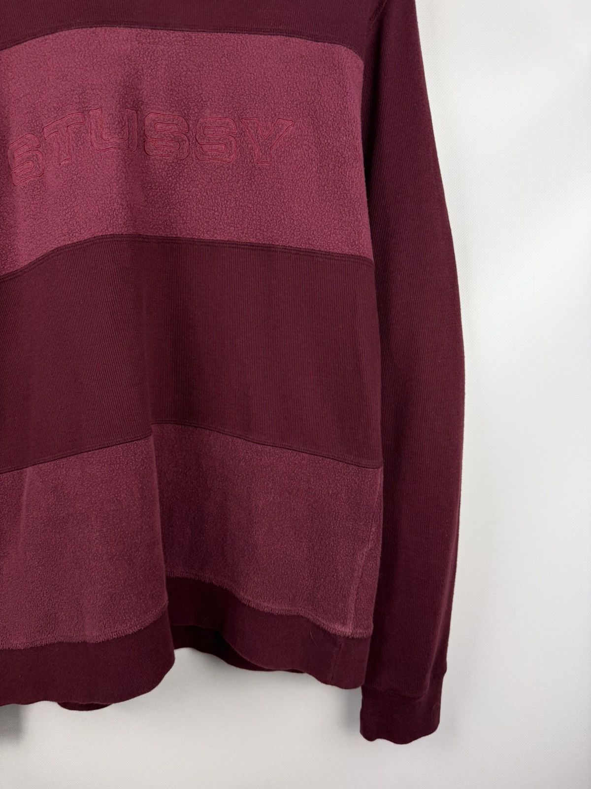 Stussy Stussy Men’s Big Logo Embroidered Sweater Pullover Size L Size US L / EU 52-54 / 3 - 4 Thumbnail