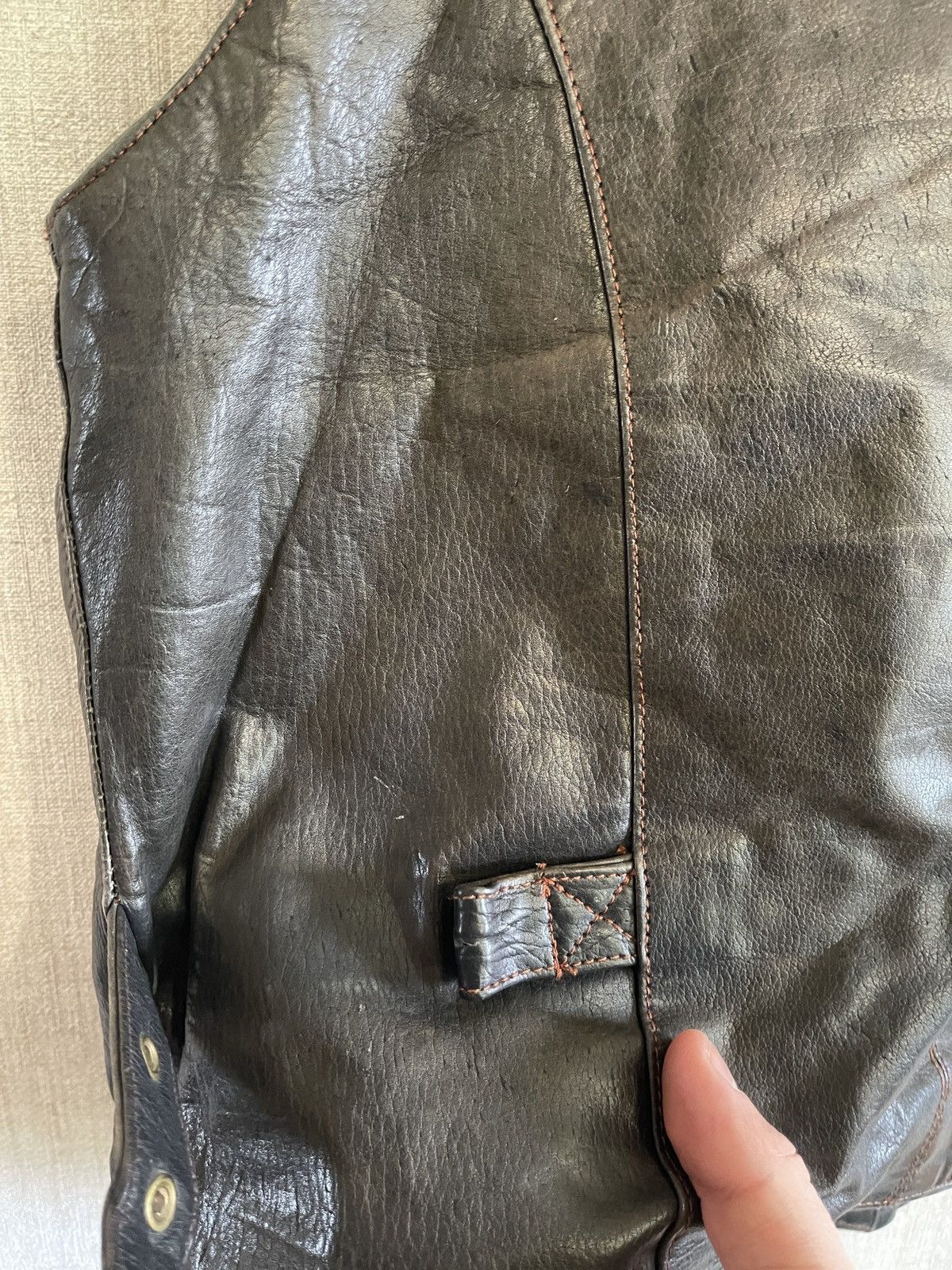 Vintage Vintage leather bikers vest Size US M / EU 48-50 / 2 - 11 Thumbnail