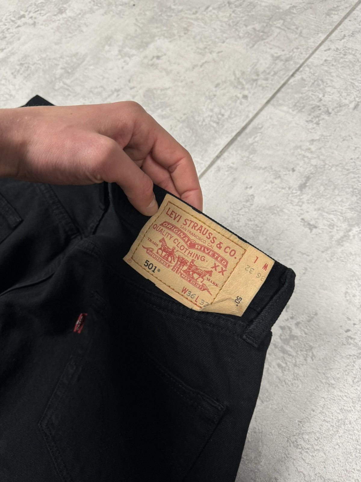 Levi's Levi's 501 Black Jeans W36 L32 Size US 36 / EU 52 - 7 Thumbnail