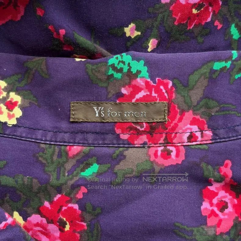 Yohji Yamamoto Yohji Yamamoto size os 90s Rose Full Print Floral Shirt Size US M / EU 48-50 / 2 - 6 Thumbnail