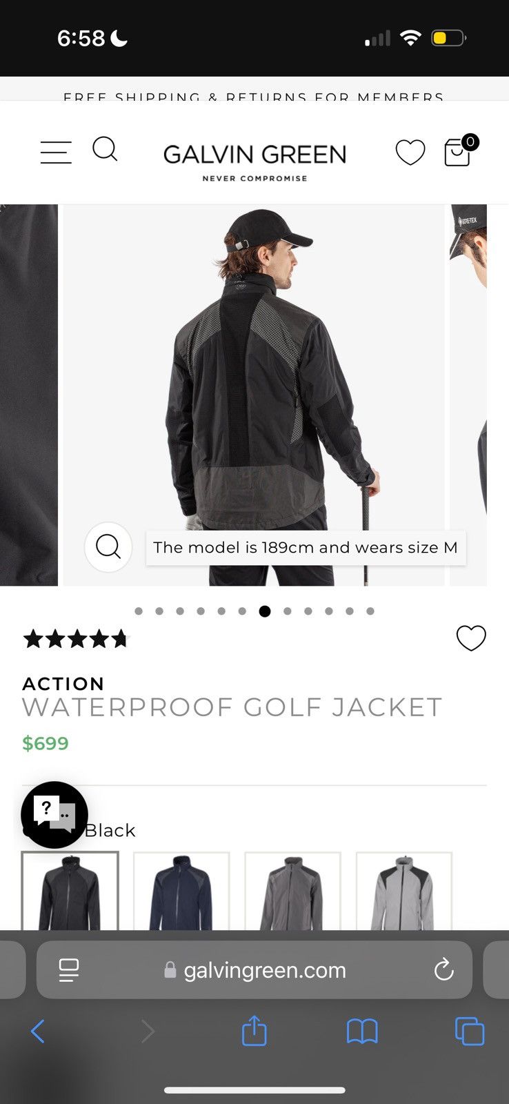 Galvin Green galvin green x gortex golf jacket Size US S / EU 44-46 / 1 - 7 Thumbnail