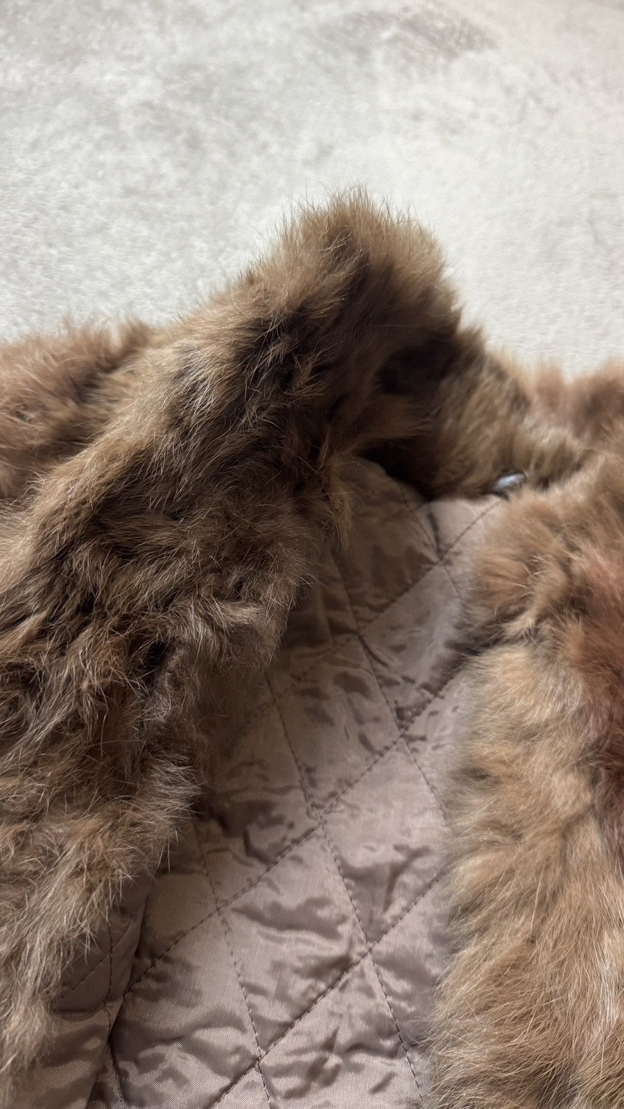 Vintage Y2K French Rabbit Fur Korean Coat ifsixwasnine LGB ysl Size S / US 4 / IT 40 - 5 Thumbnail