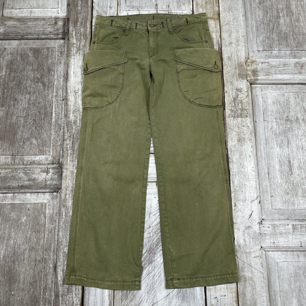 Japanese Brand × Vintage Vintage Japanese Brand Military Cargo Pant Size US 32 / EU 48 - 1 Thumbnail