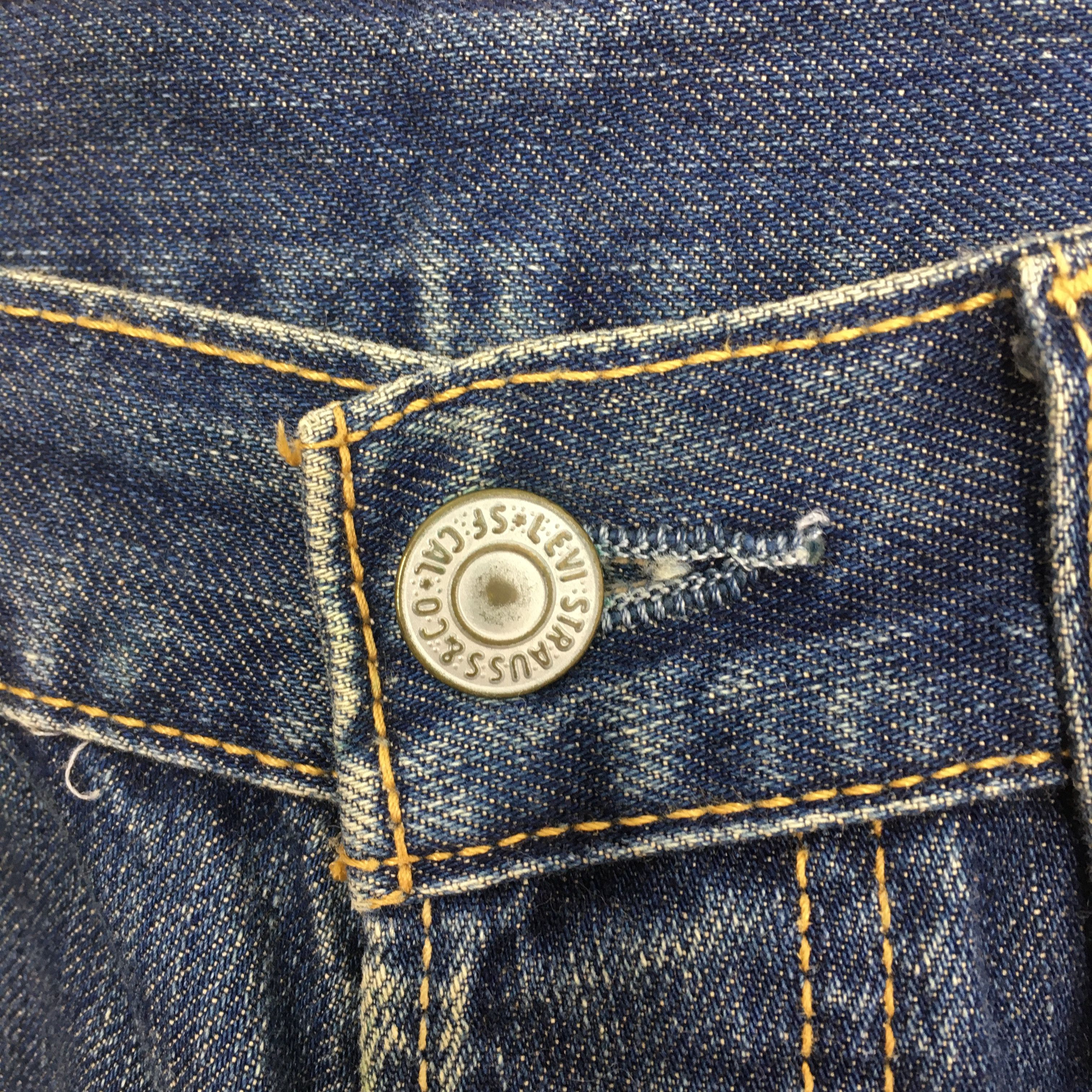 Levi's Size 30x29 Vintage Levi's 501 Indigo Blue Jeans Medium S1566 Size US 30 / EU 46 - 6 Thumbnail