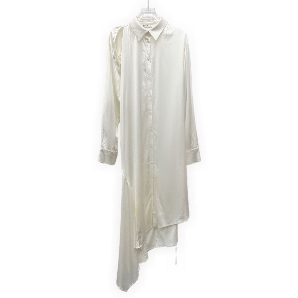 Acne Studios Acne Studios Lapel Long Sleeve Irregular Hem Dress K26WX Size XS / US 0-2 / IT 36-38 - 1 Thumbnail