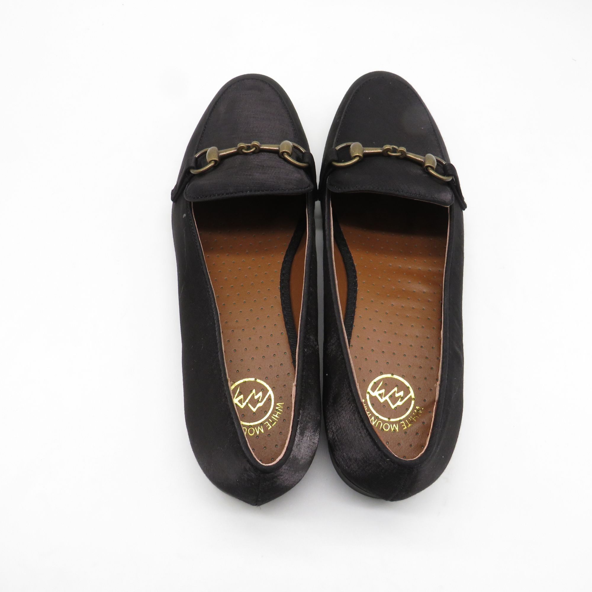 Other White Mountain Nooks Black Shimmer Horsebit Loafers Women's Size US 9.5 / IT 39.5 - 6 Thumbnail