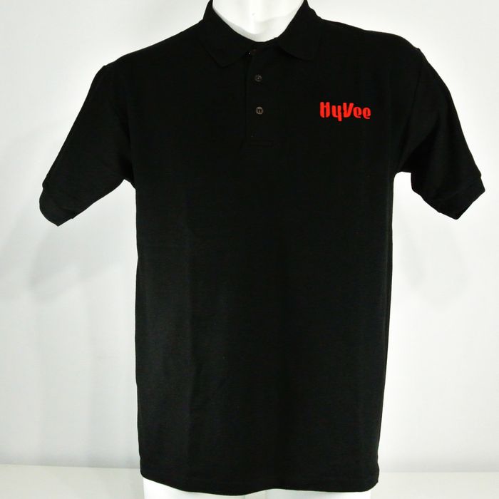 Mando HY-VEE Grocery Store Employee Uniform Black Polo Shirt | Grailed