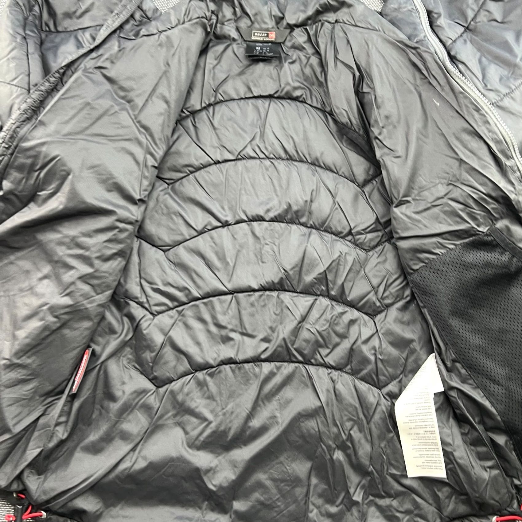 Vintage Millet Pertex Microlight Womens Black Jacket Medium Vest Removable Sleeves Hooded Puffer Jacket Outdoor Casual Zip Size M / US 6-8 / IT 42-44 - 7 Thumbnail