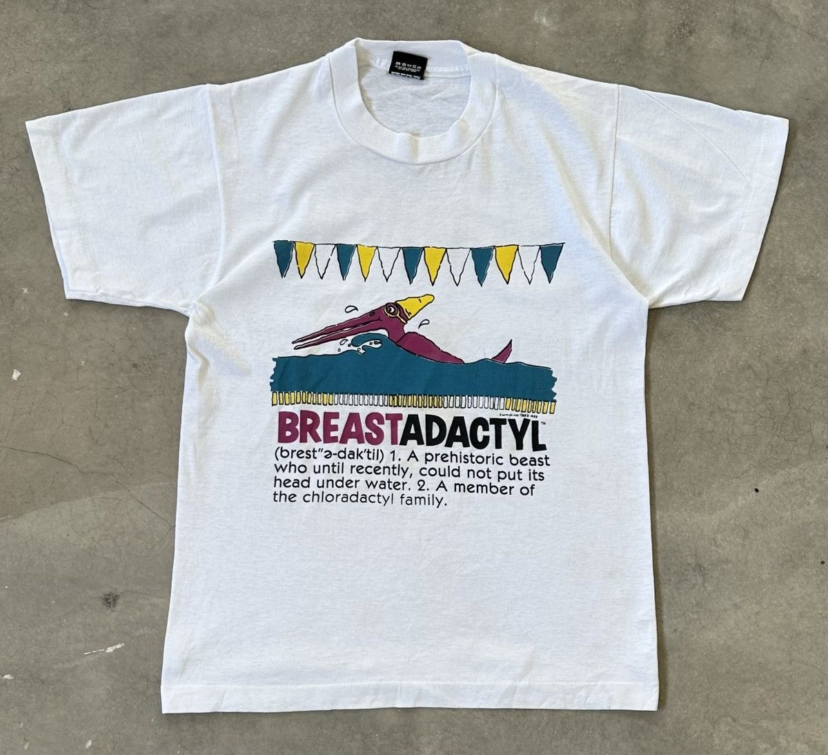 Other VINTAGE 80S BREASTADACTYL ART TEE Size US XS / EU 42 / 0 - 1 Thumbnail