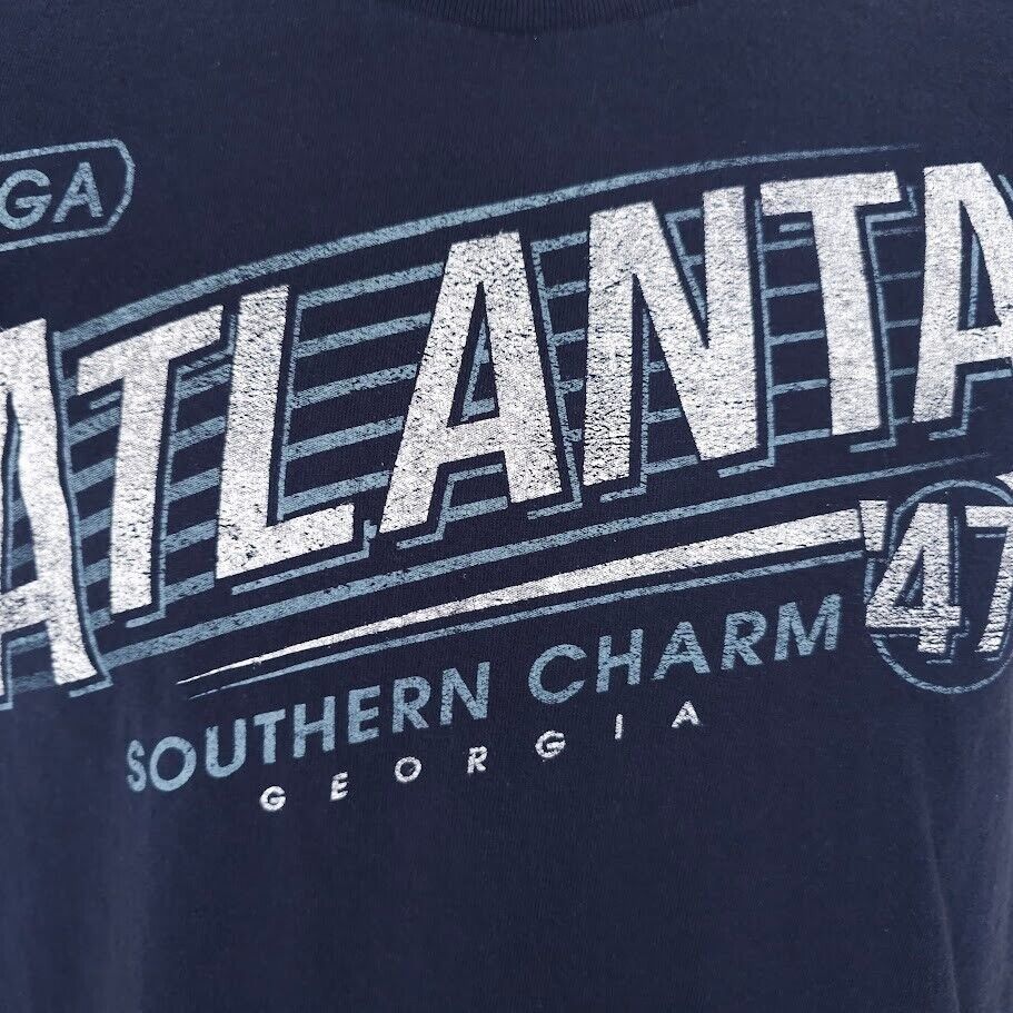 Gildan Atlanta Georgia T Shirt Mens Size Small Blue Southern Charm Size US S / EU 44-46 / 1 - 2 Thumbnail