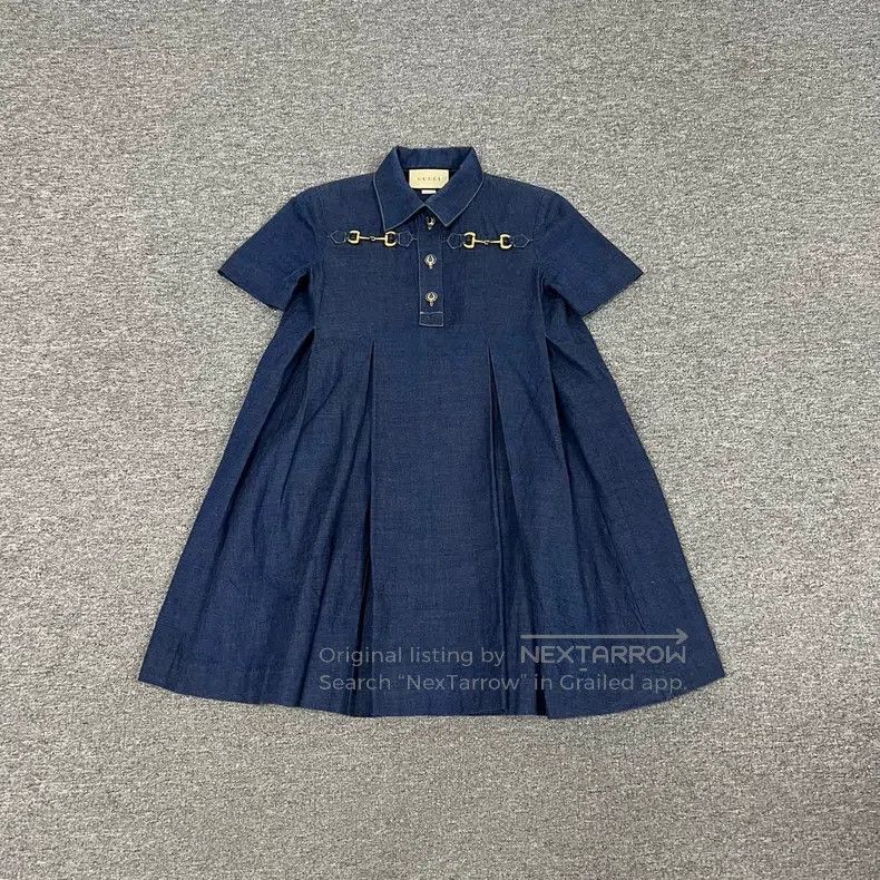 Gucci Gucci Horse buckle denim dress Size XS / US 0-2 / IT 36-38 - 1 Thumbnail