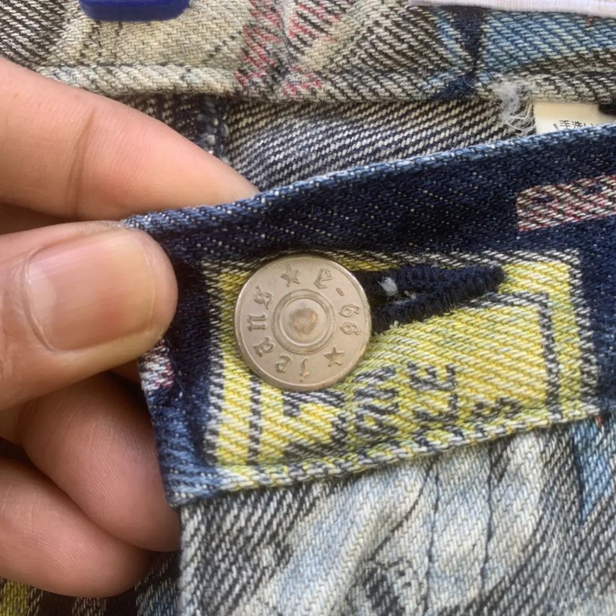 HyperDenim ‼️ RARE 💥 UNDERGROUND HYPE JEANS FULL PRINTED RUGGED PANTS Size US 30 / EU 46 - 7 Thumbnail