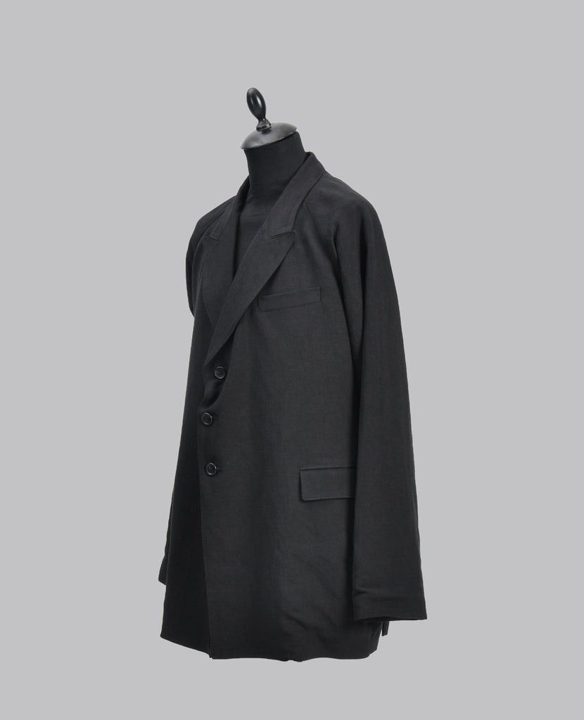 Yohji Yamamoto Yohji Yamamoto Pour Homme 24SS - LINEN DOUBLE FRONT JACKET Size US M / EU 48-50 / 2 - 5 Thumbnail