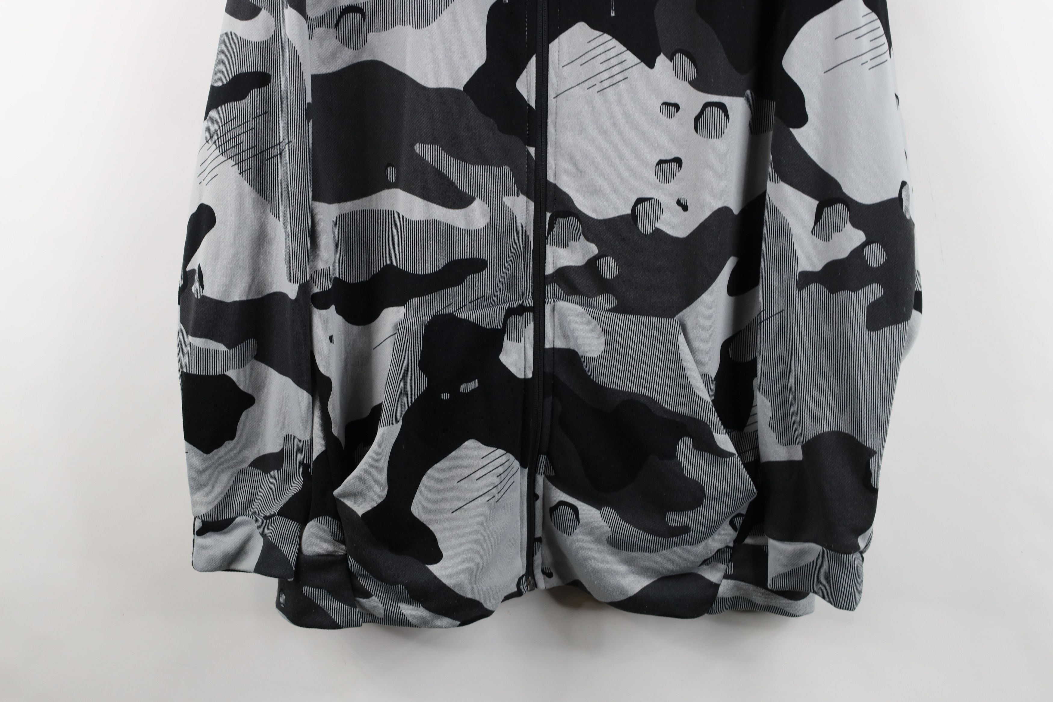 Nike Nike Big Swoosh Camouflage Full Zip Hoodie Sweatshirt Size US L / EU 52-54 / 3 - 3 Thumbnail