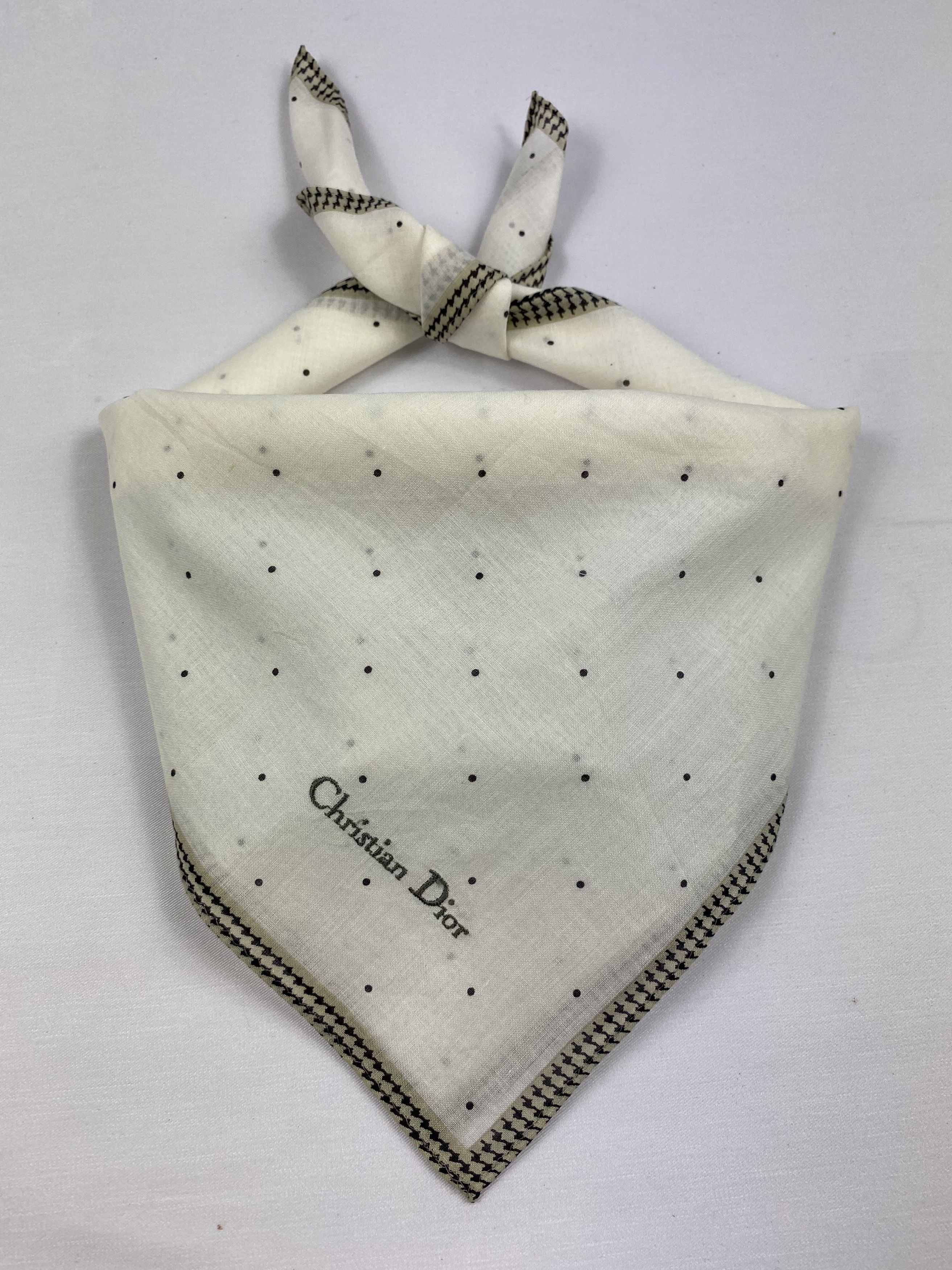 Vintage Christian DIor Handkerchief / Bandana / Neckerchief Size ONE SIZE - 2 Thumbnail