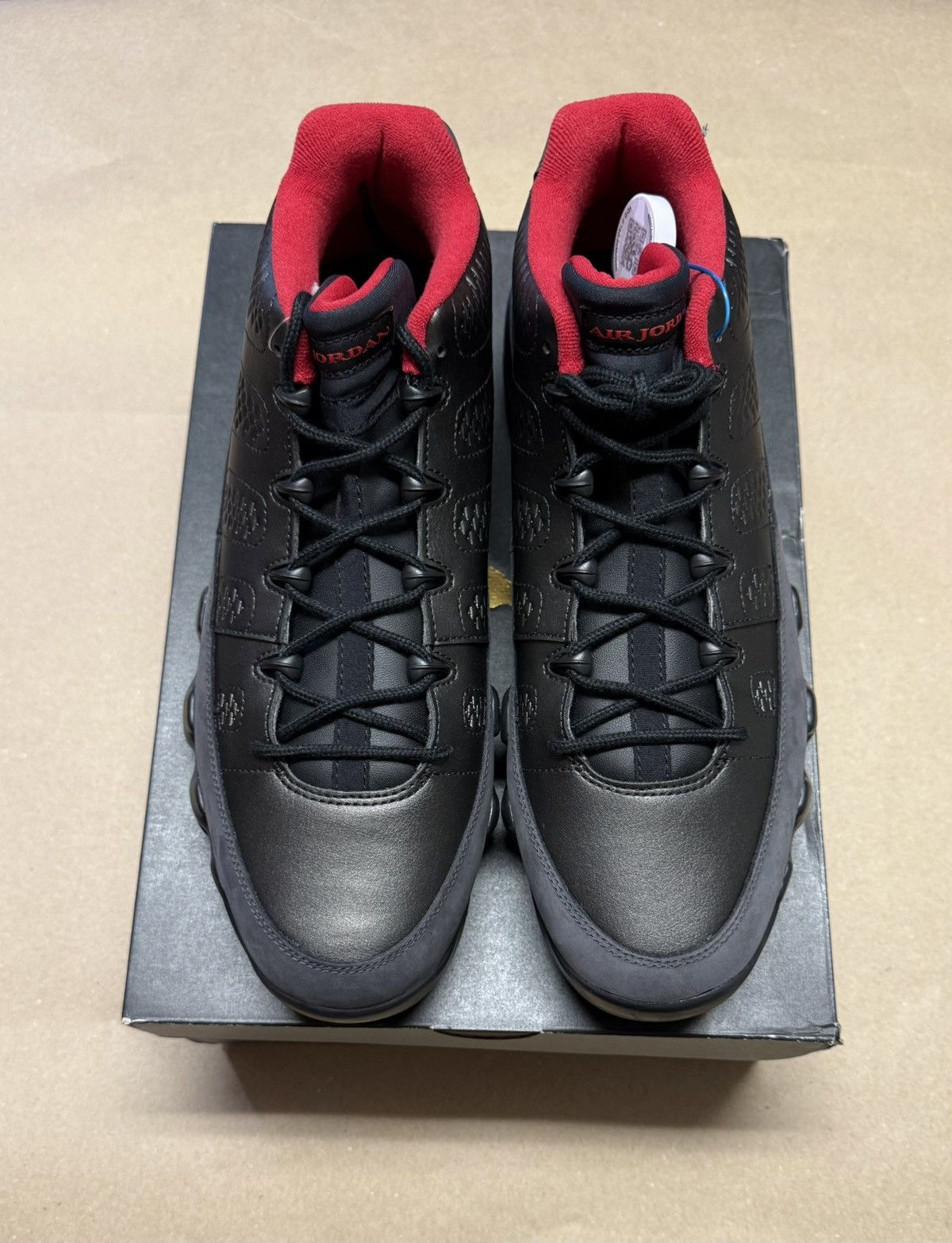 Jordan Brand Nike Air Jordan IX 9 G Low Golf Charcoal men’s 14 Rare NEW! Size US 14 / EU 47 - 3 Thumbnail
