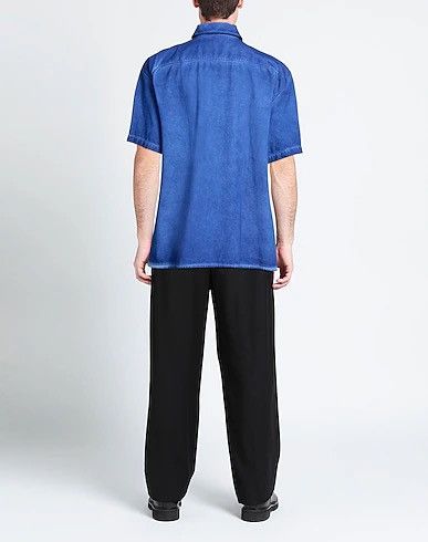 A-COLD-WALL* × Samuel Ross A Cold Wall Button Down Shirt Blue Faded Oversized Pockets Size US M / EU 48-50 / 2 - 3 Thumbnail