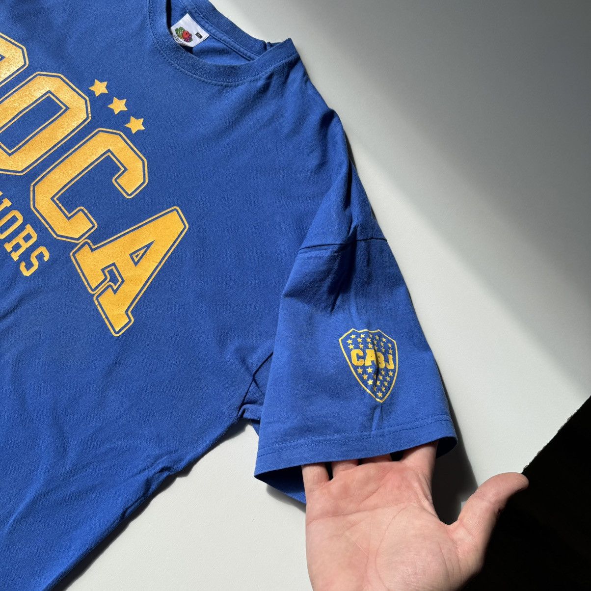 Vintage Vintage BOCA Juniors Fan Shirt y2k blokecore maradona CABJ Size US XL / EU 56 / 4 - 11 Thumbnail