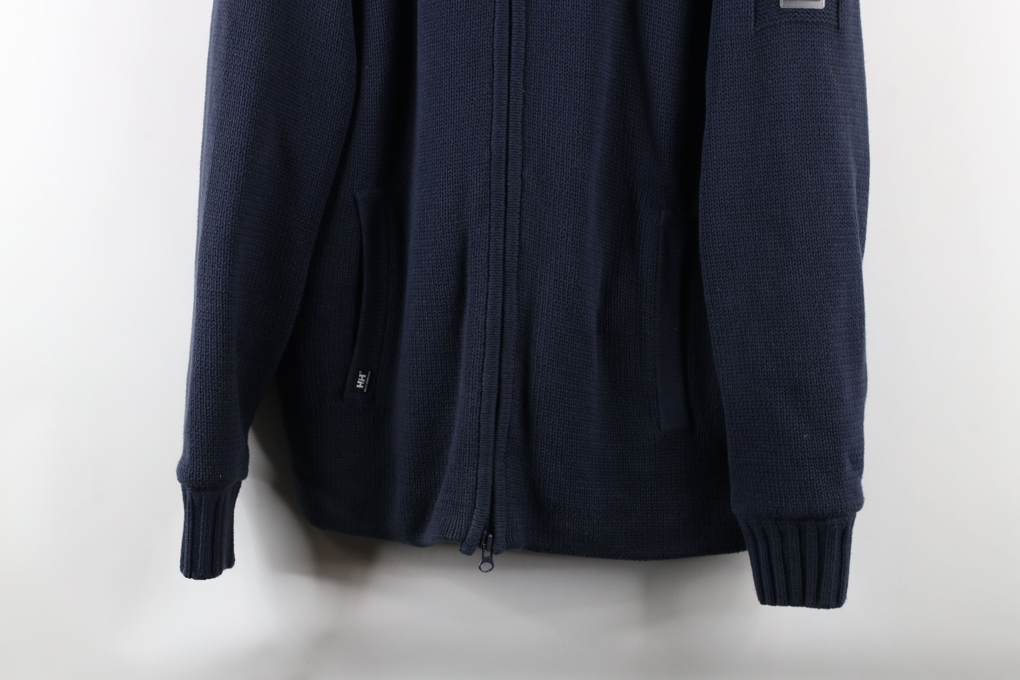 Helly Hansen × Vintage Vintage Helly Hansen Lined Knit Sweater Jacket Swacket Size US S / EU 44-46 / 1 - 3 Thumbnail