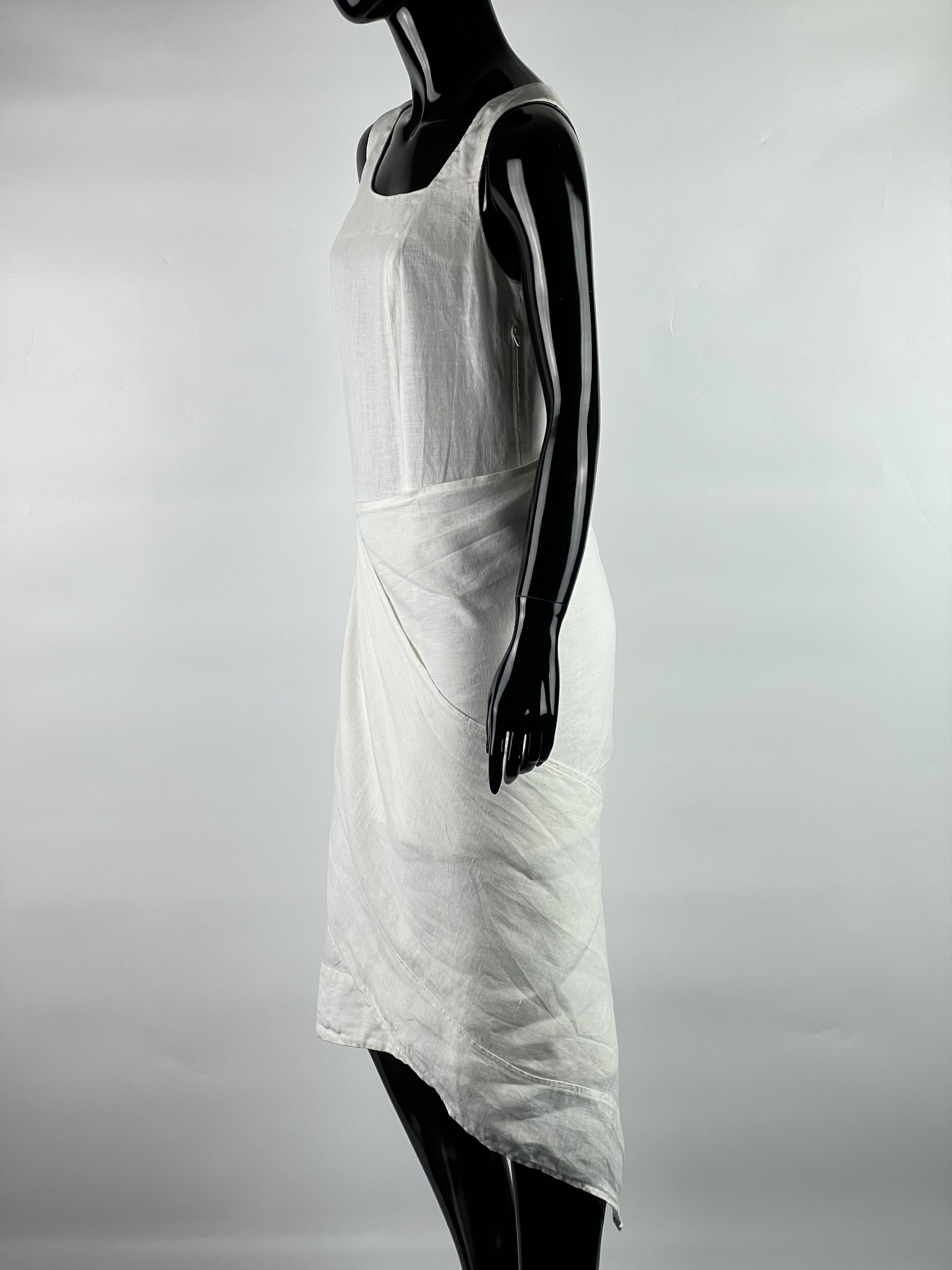 Other Tale №3 Asymmetrical Linen Wrap Dress Size IT40 Size S / US 4 / IT 40 - 3 Thumbnail