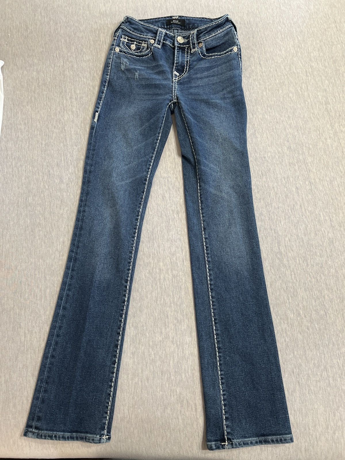 True Religion BILLIE Mid Rise Straight Size 24" / US 00 / IT 34 - 2 Thumbnail