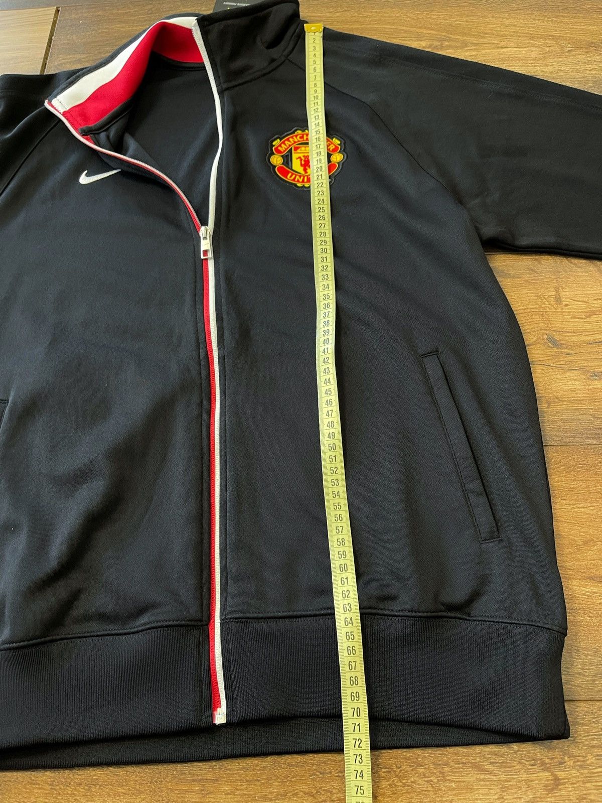 Vintage Manchester United 2013 Football Soccer Track Top Jacket Nike Size US L / EU 52-54 / 3 - 9 Thumbnail