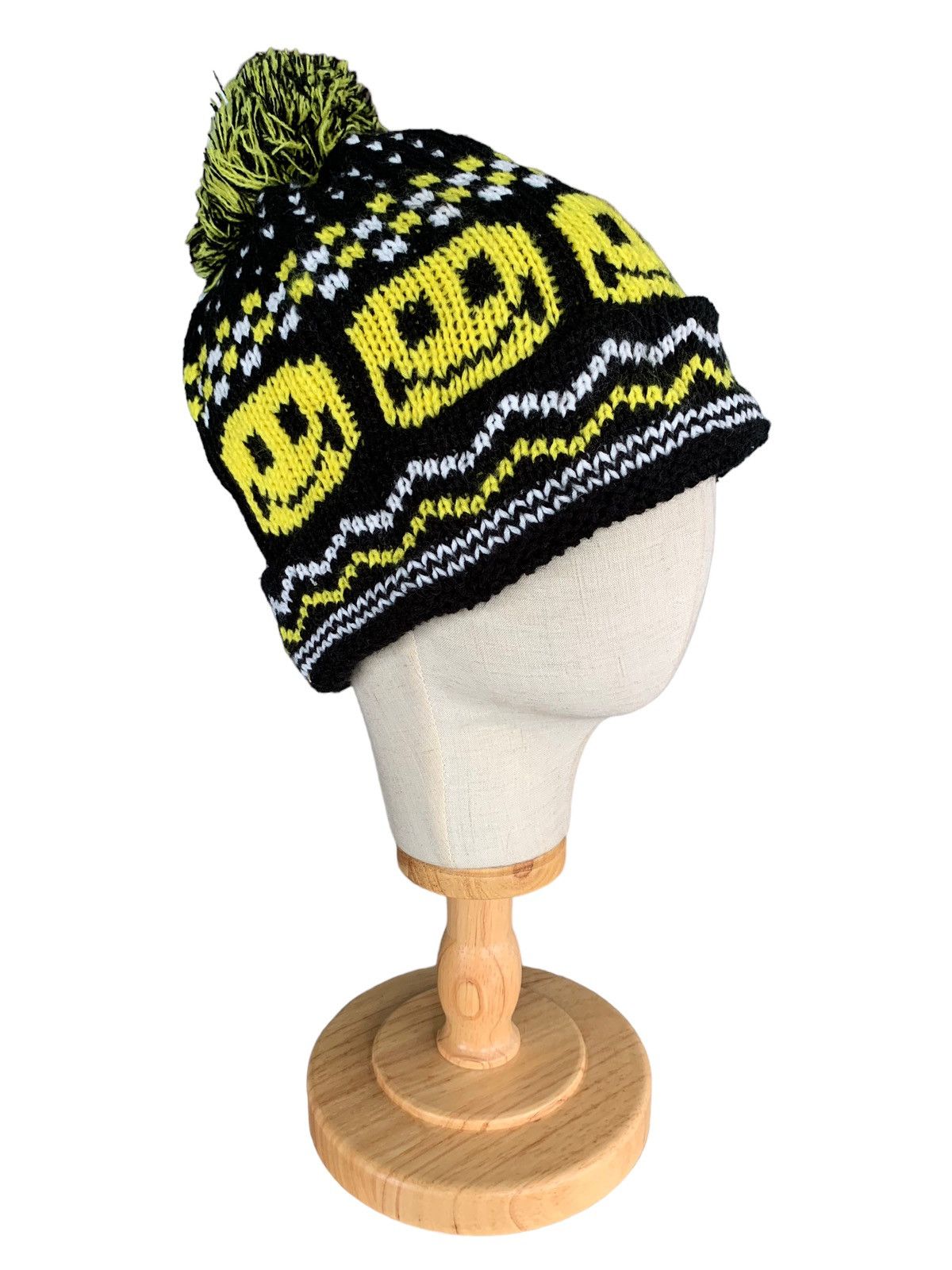 Hysteric Glamour × Japanese Brand Punk Style Smile Fullprint Beanie Hats Size ONE SIZE - 3 Thumbnail