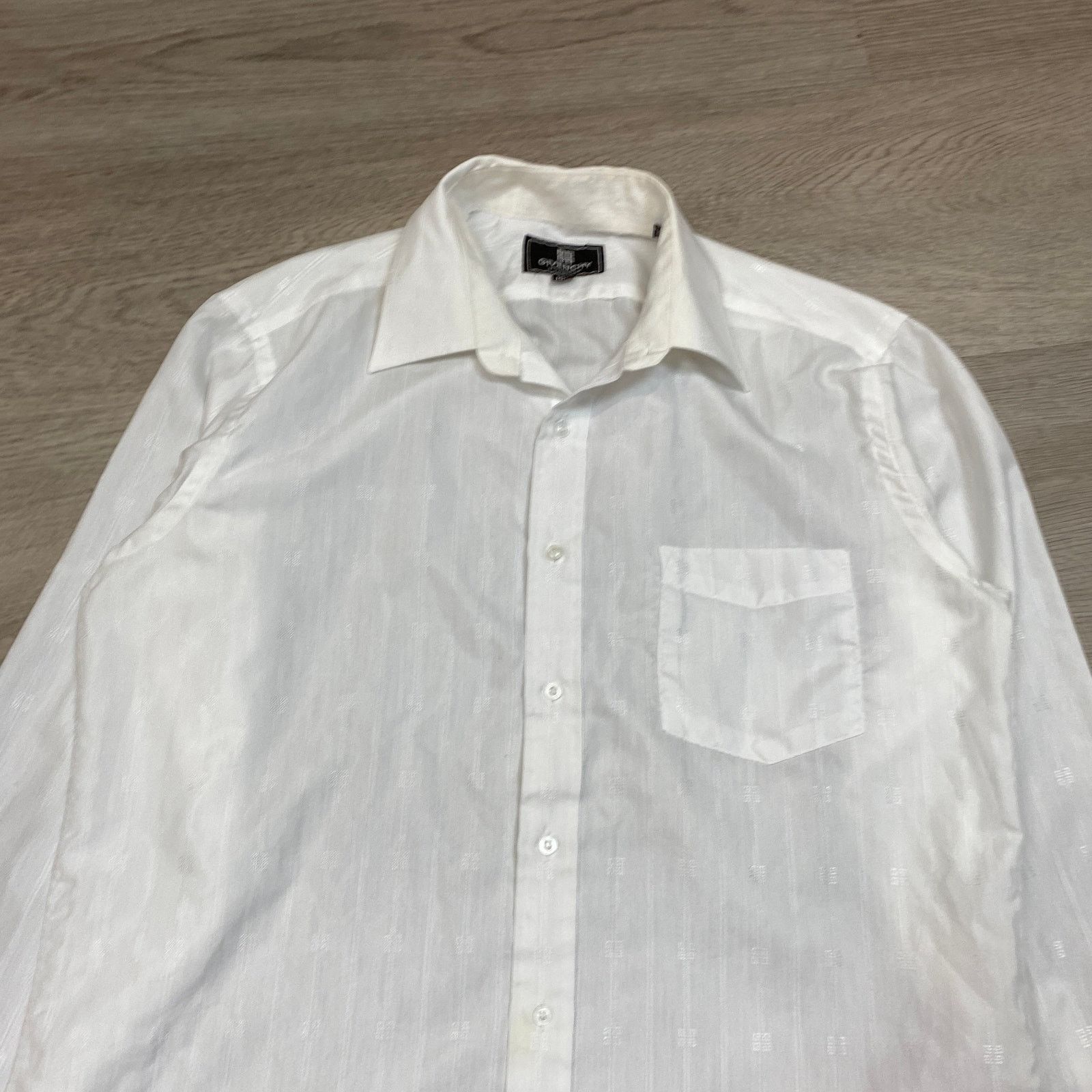 Designer × Givenchy Givenchy Monsieur Monogram Button Up Dress Shirt 15.5 32-33 Size US L / EU 52-54 / 3 - 2 Thumbnail