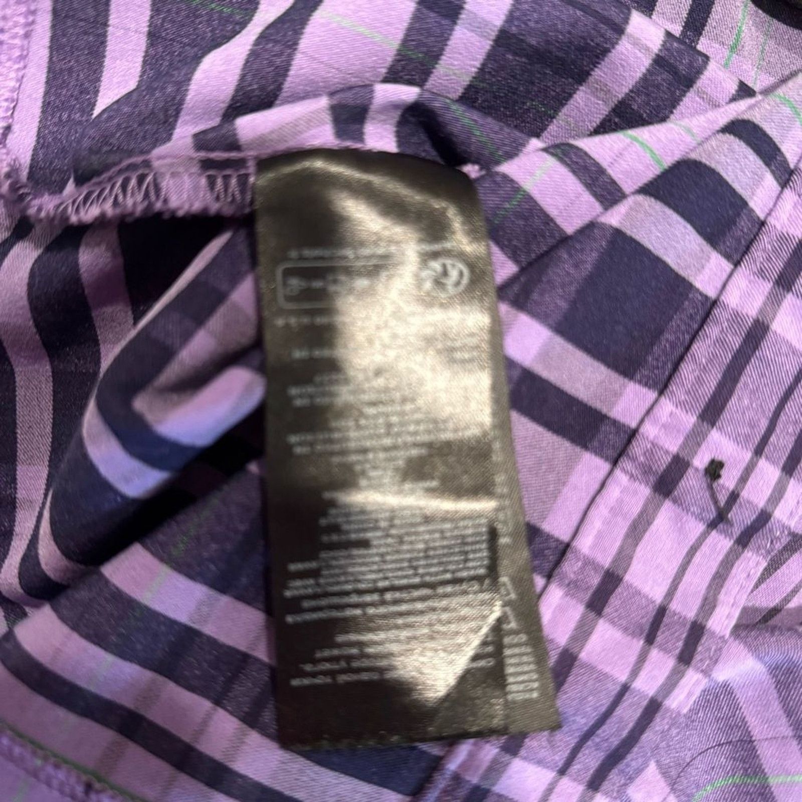 Killstar Killstar Purple Plaid Cropped Top Heart Buttons Tie Front M Size M / US 6-8 / IT 42-44 - 9 Thumbnail