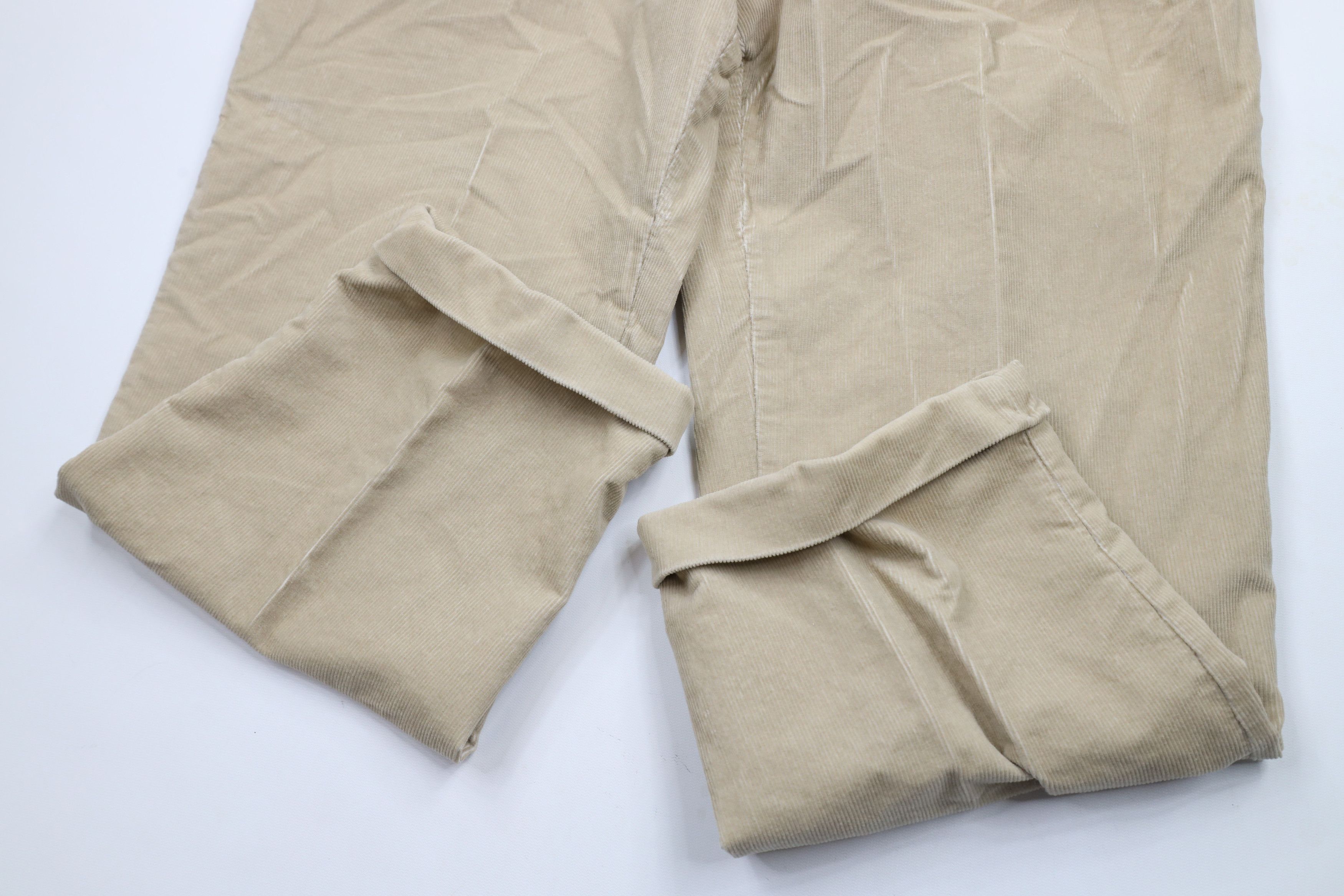 Lands' End × Vintage Vintage Lands End Cuffed Wide Leg Corduroy Chino Pants Size US 38 / EU 54 - 5 Thumbnail