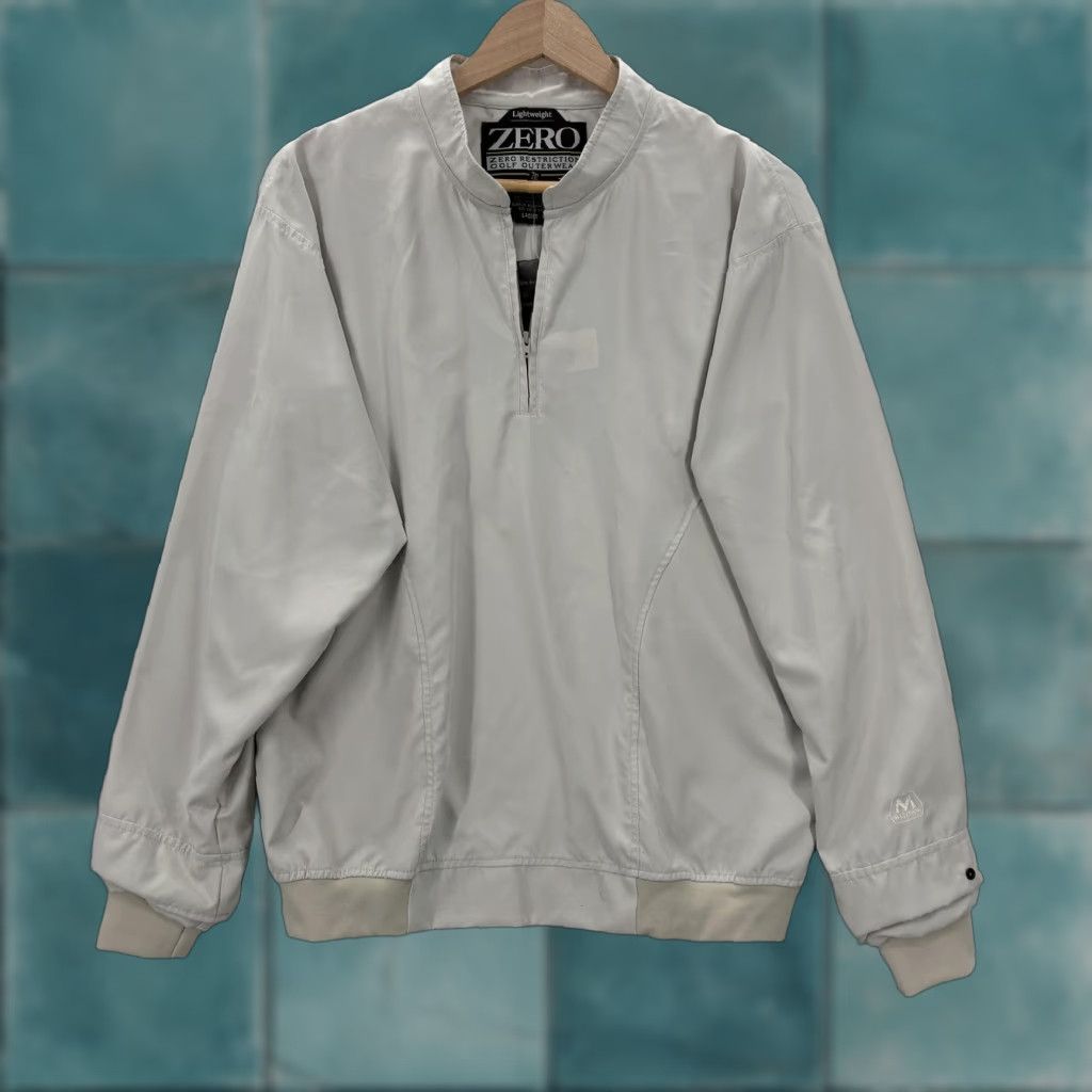 Vintage Zero Restriction Jacket Womens M Gray 1/4 Zip Golf Windshirt Pullover NWT Shirt Size M / US 6-8 / IT 42-44 - 1 Thumbnail