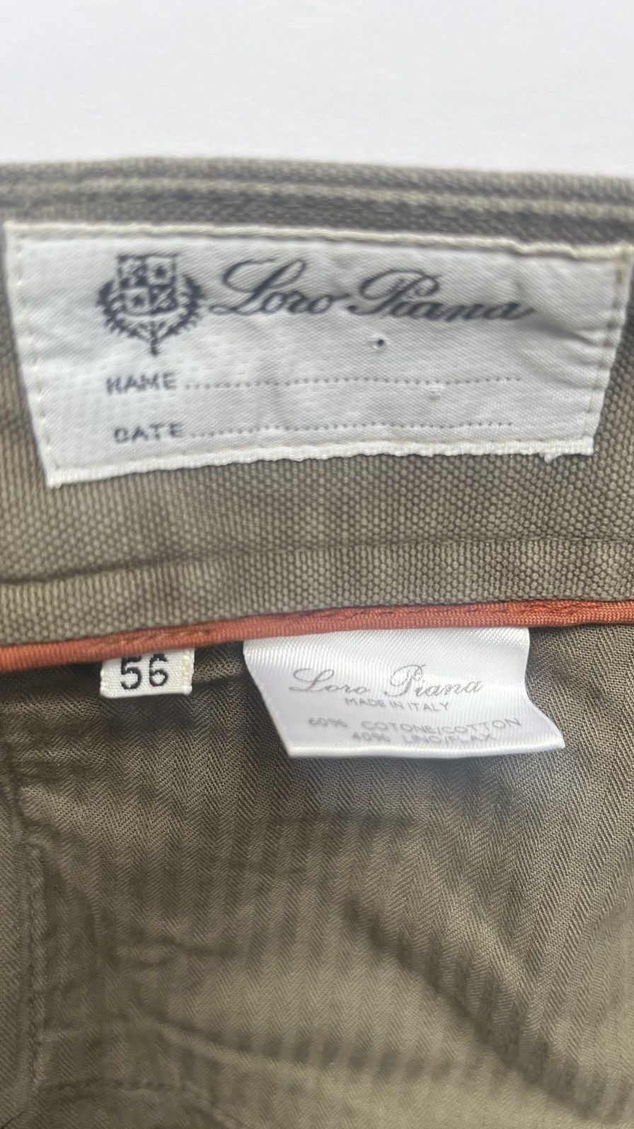 Loro Piana Loro Piana Mens khaki Shorts Size US 44 / EU 60 - 8 Thumbnail