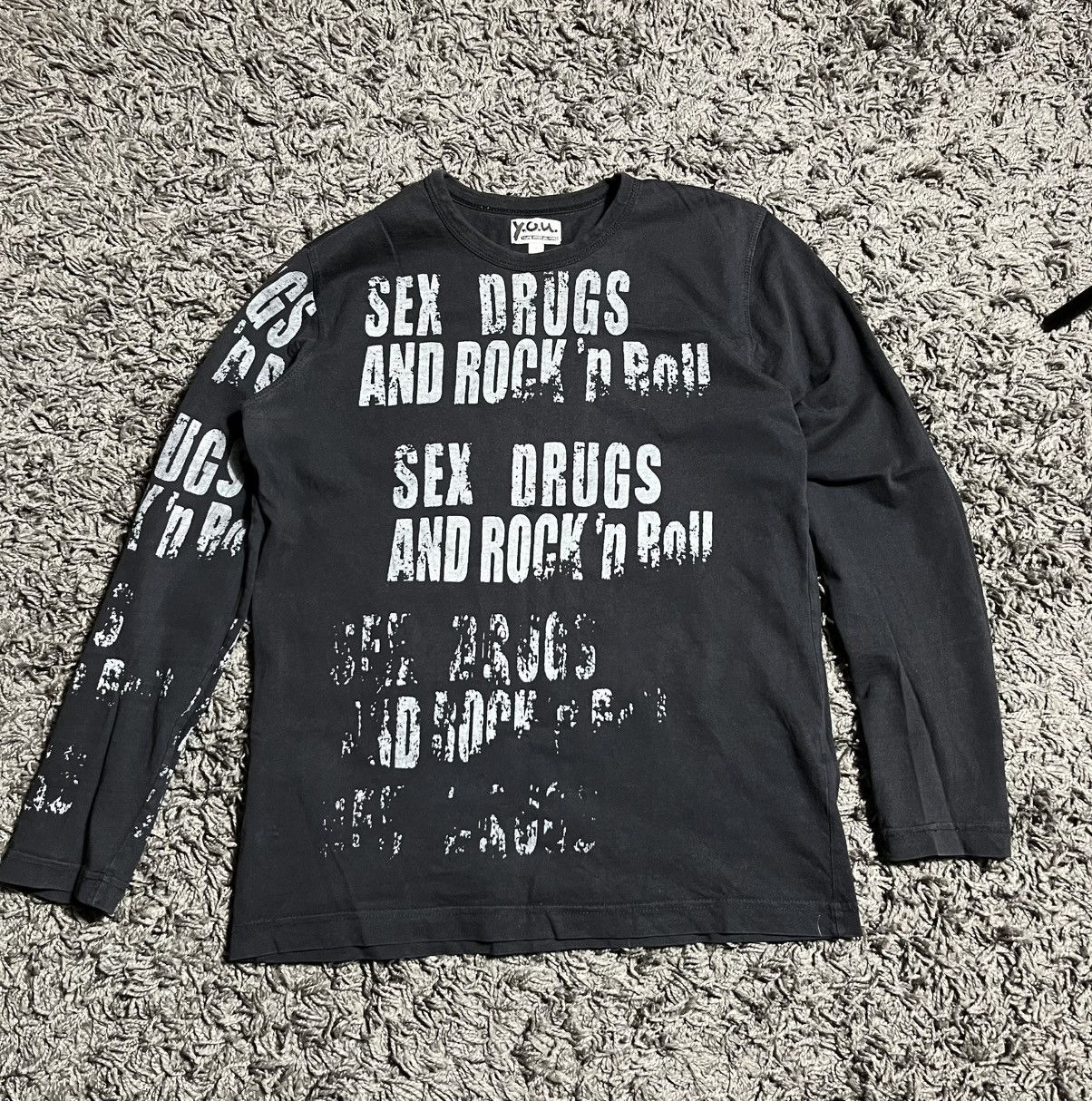 Band Tees Vintage Sex Drugs Rock n Roll Y2K Humor Adult Long Sleeve Size US S / EU 44-46 / 1 - 1 Thumbnail