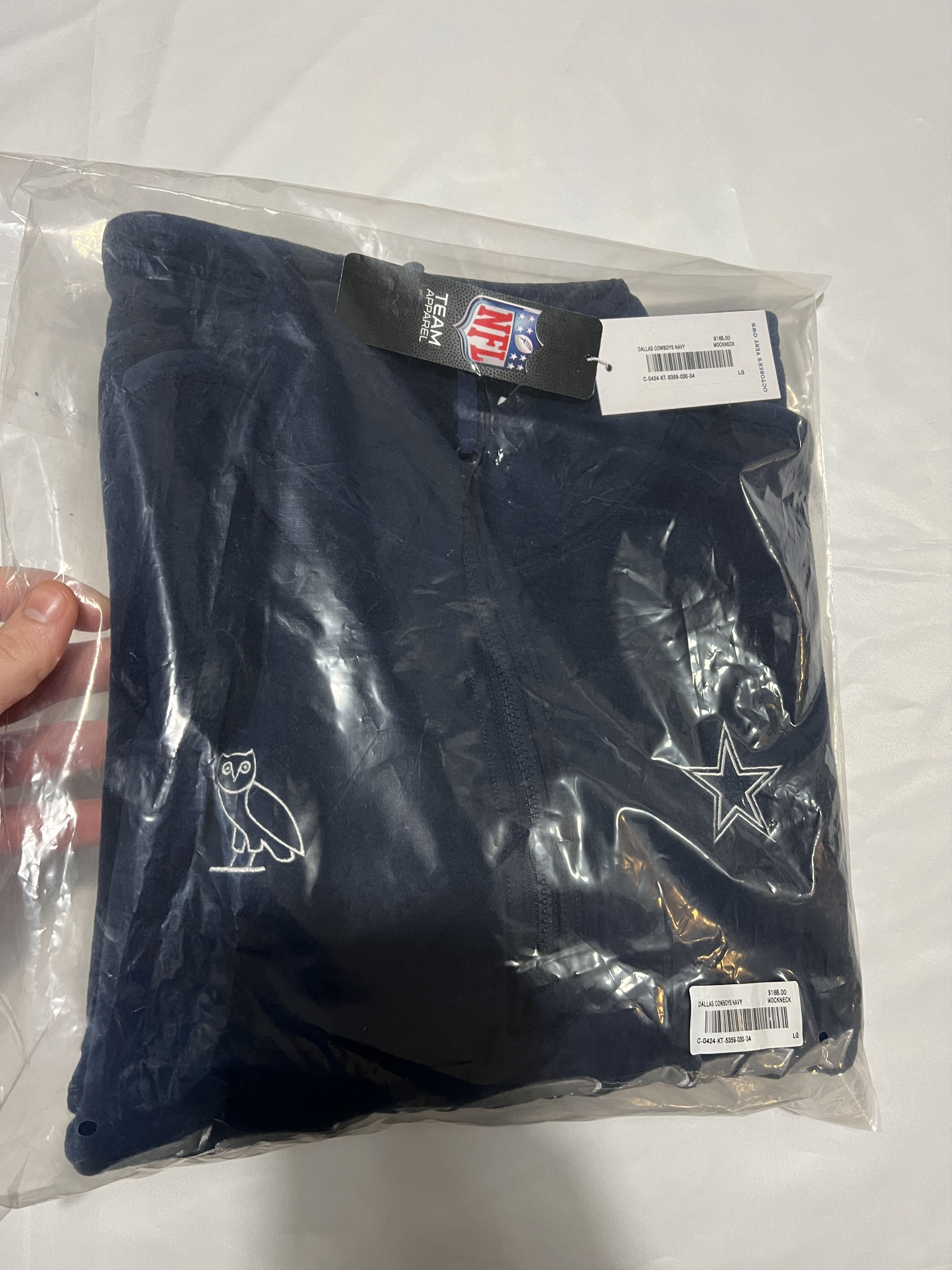 Drake OVO x NFL x Polartec COWBOYS MOCK NECK QUARTER-ZIP FLEECE Size US L / EU 52-54 / 3 - 4 Thumbnail