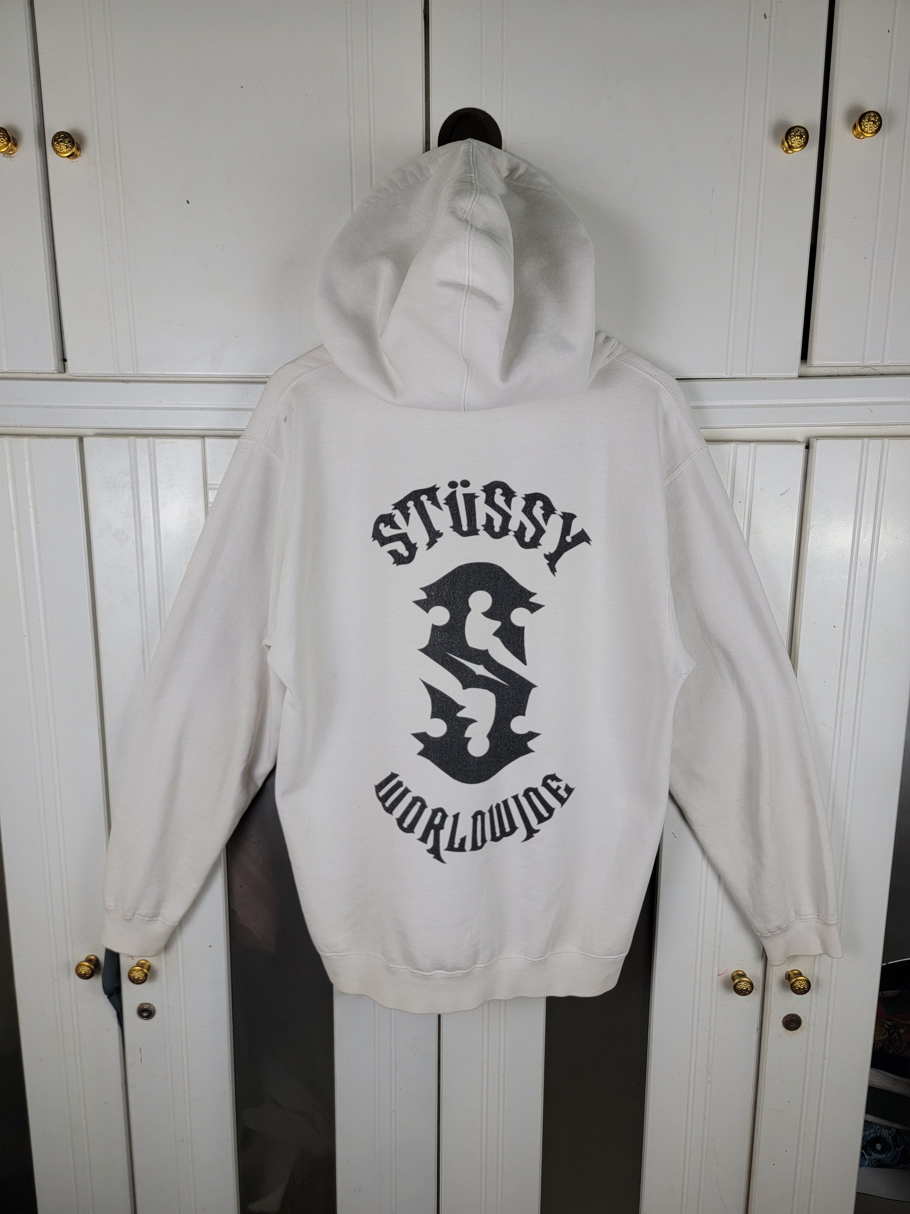 Stussy × Vintage Vintage Stussy WorldWide Hoodie Size US M / EU 48-50 / 2 - 1 Thumbnail
