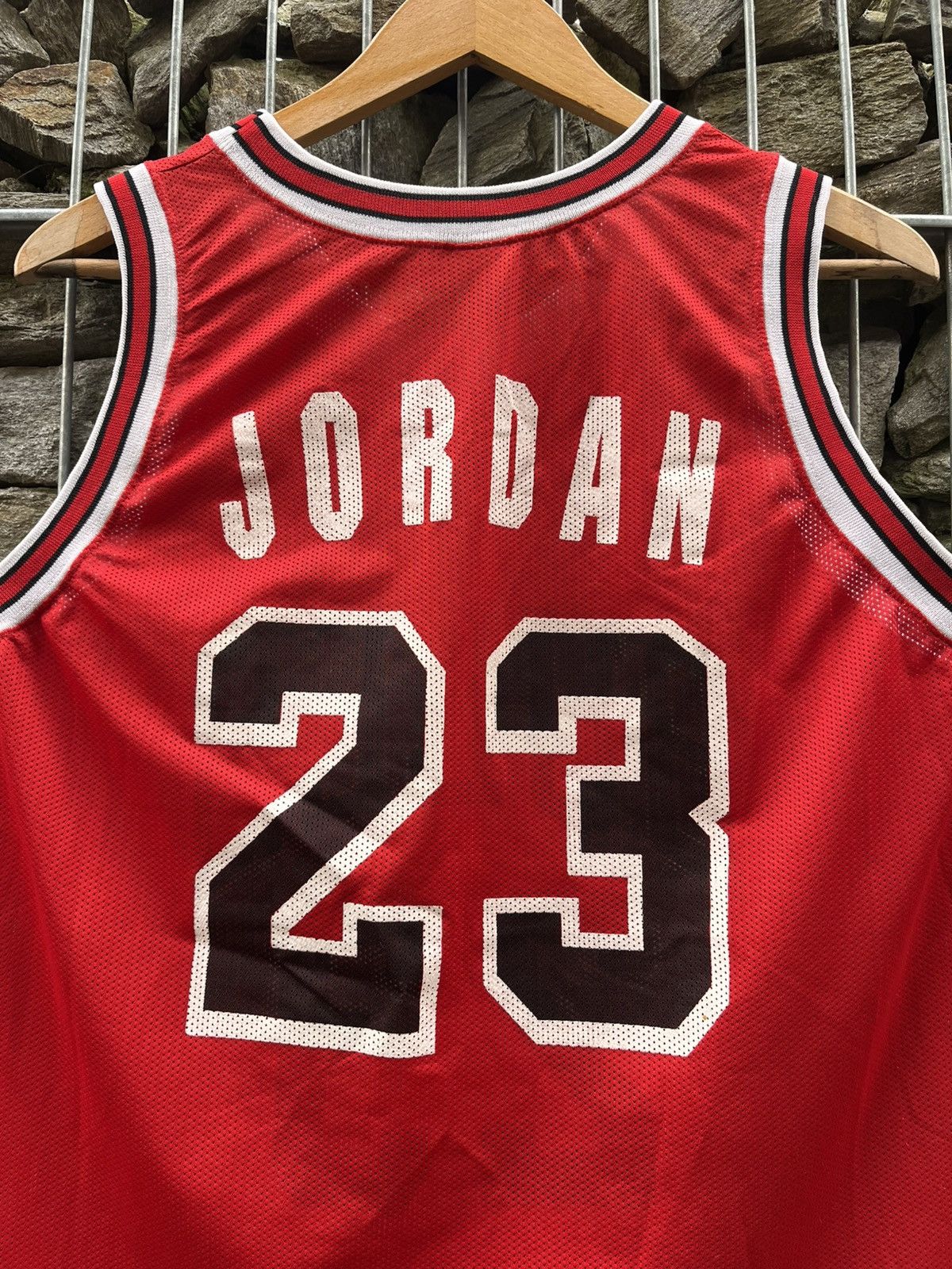 Champion Vintage Chicago Bulls Michael Jordan Champion Jersey Rare Size US L / EU 52-54 / 3 - 4 Thumbnail