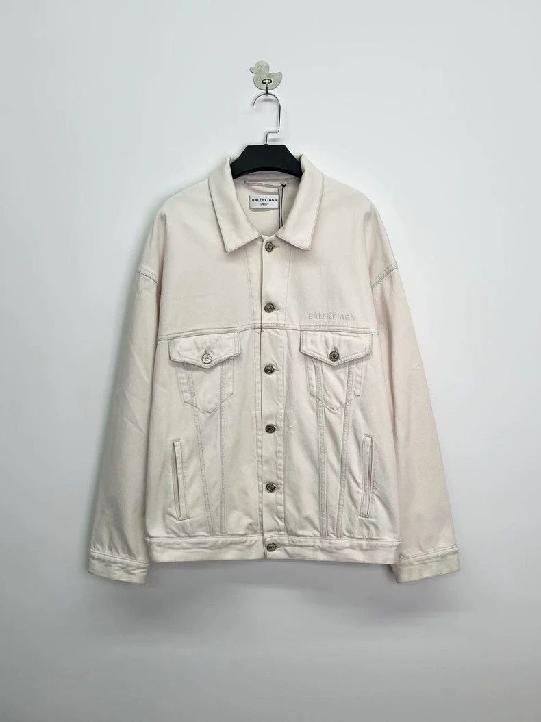 Balenciaga Balenciaga Off-white washed distressed logo monogrammed em Size US XS / EU 42 / 0 - 1 Thumbnail