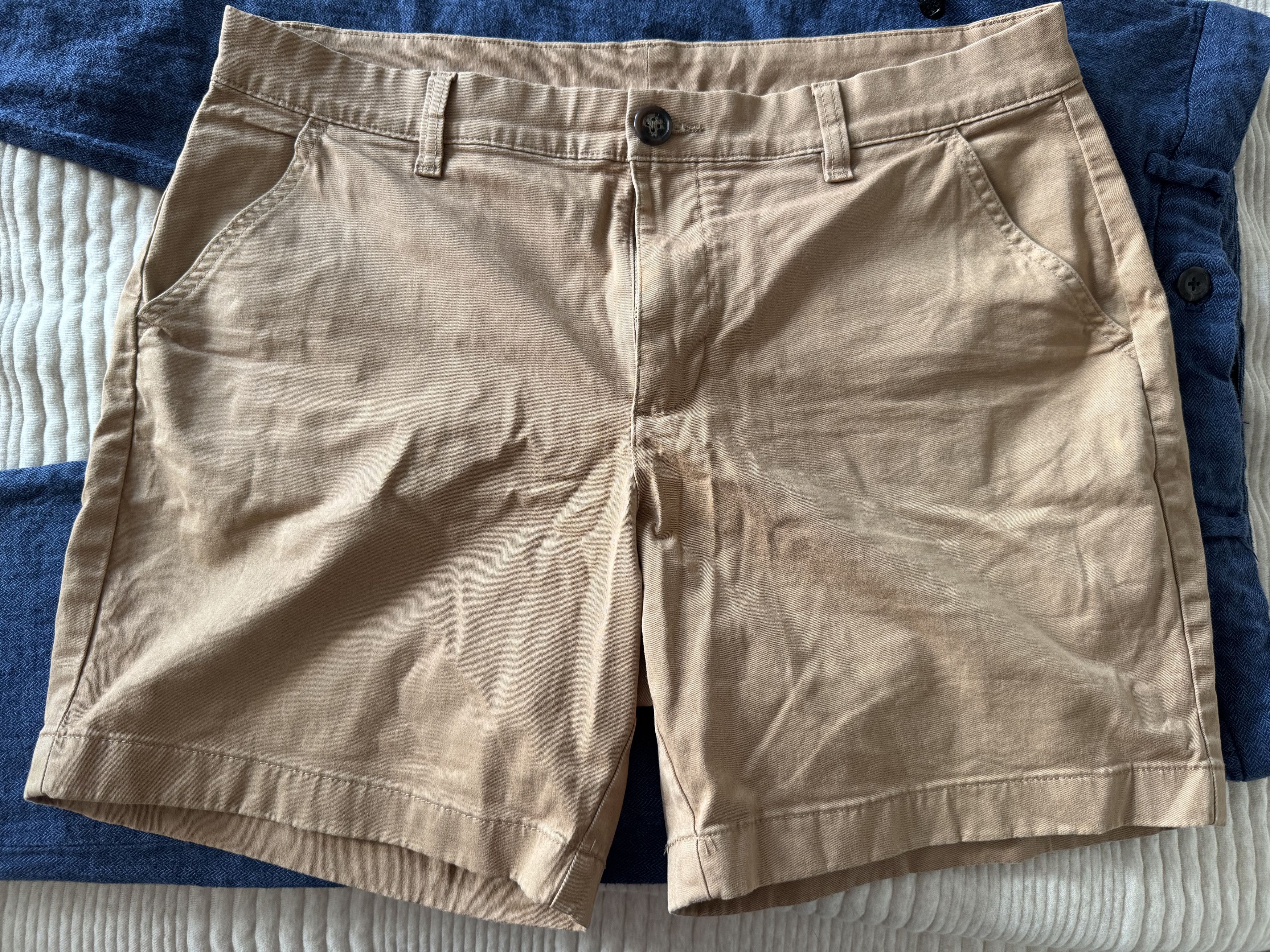 Chubbies Men’s Chubbies 7” shorts in dark khaki Size US 33 - 1 Thumbnail